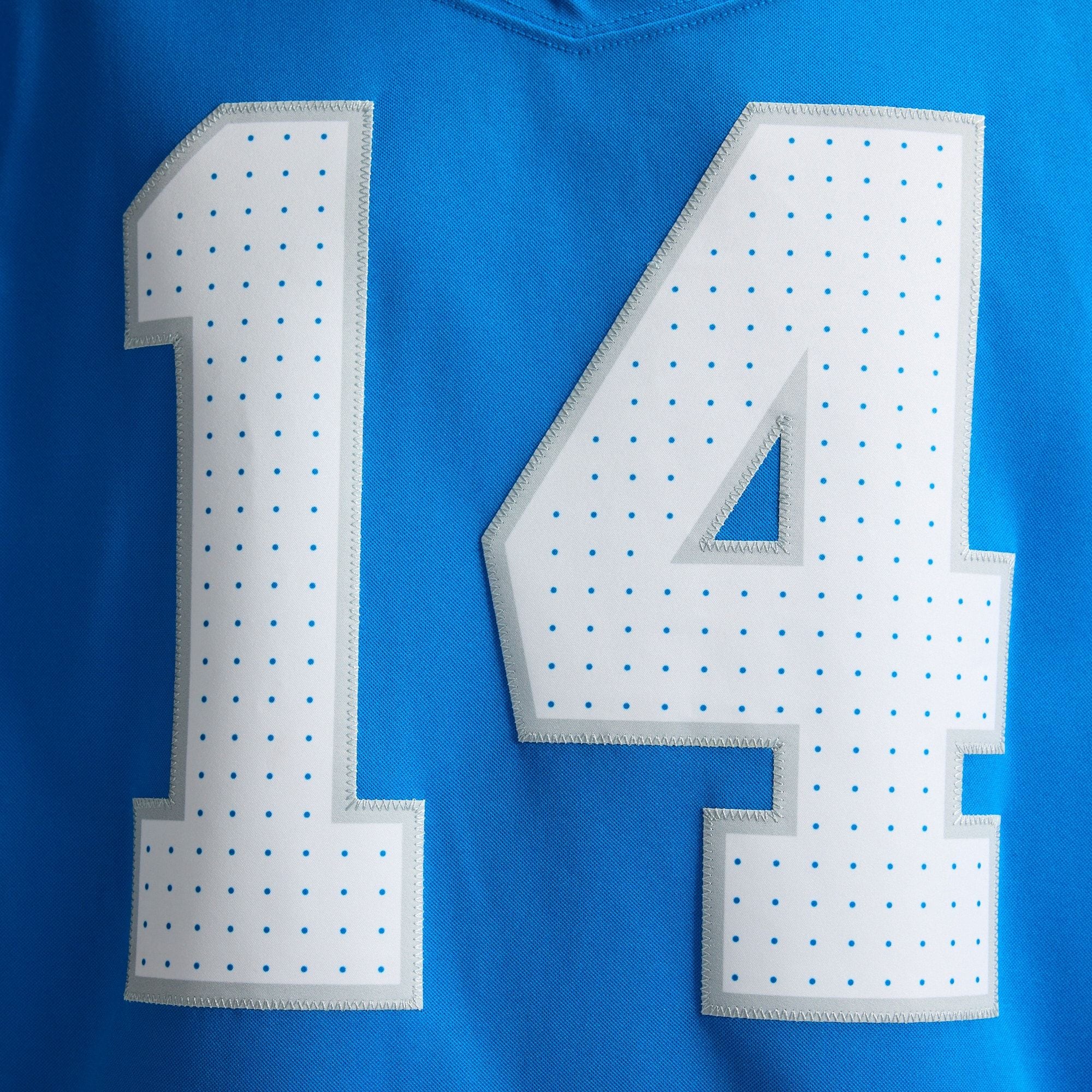 Men's Detroit Lions Amon Ra St Brown Nike Blue Team Vapor Fuse Stitched Limited Jersey
