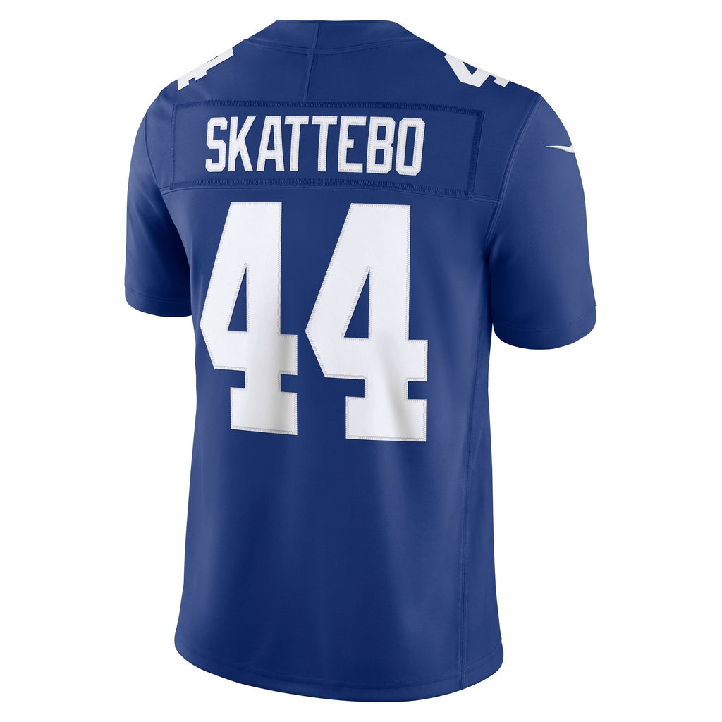 Men's New York Giants Cam Skattebo Nike Royal Team Vapor Fuse Stitched Limited Jersey