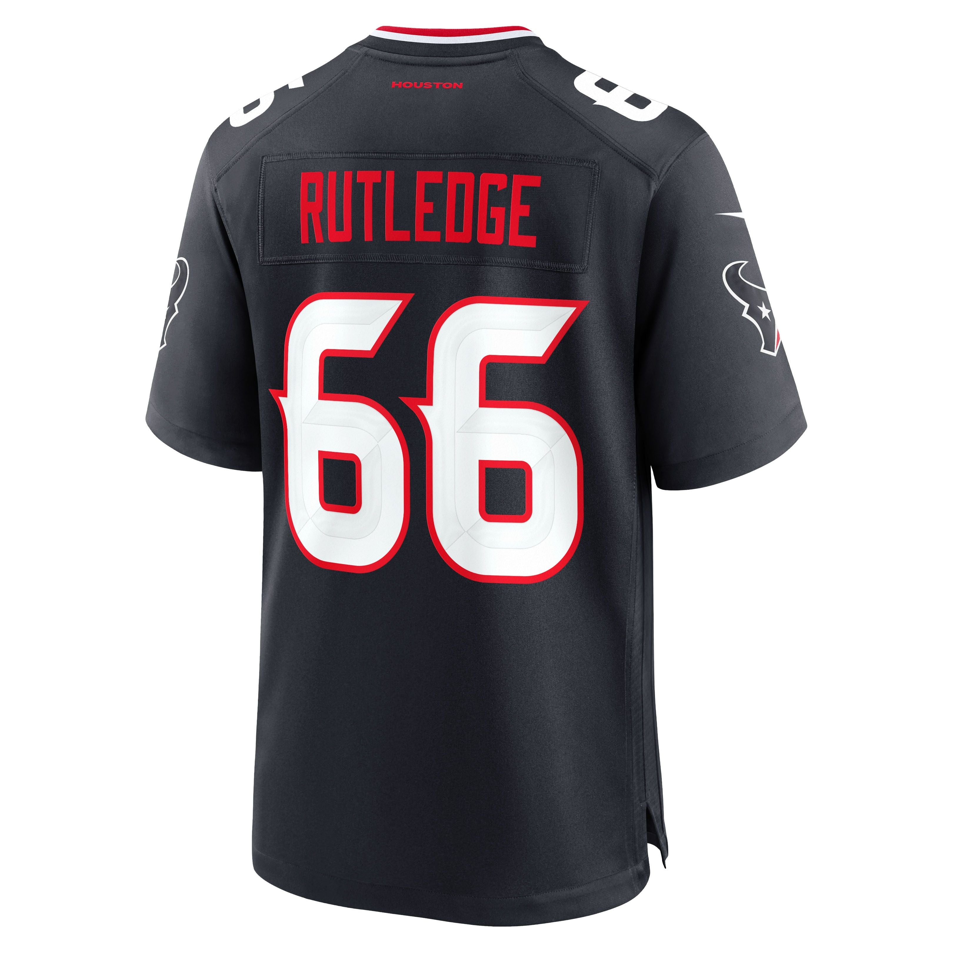 Men's Houston Texans Keylan Rutledge Nike Navy 2026 Nfl Draft First Round Pick No 26 Team Game Jersey