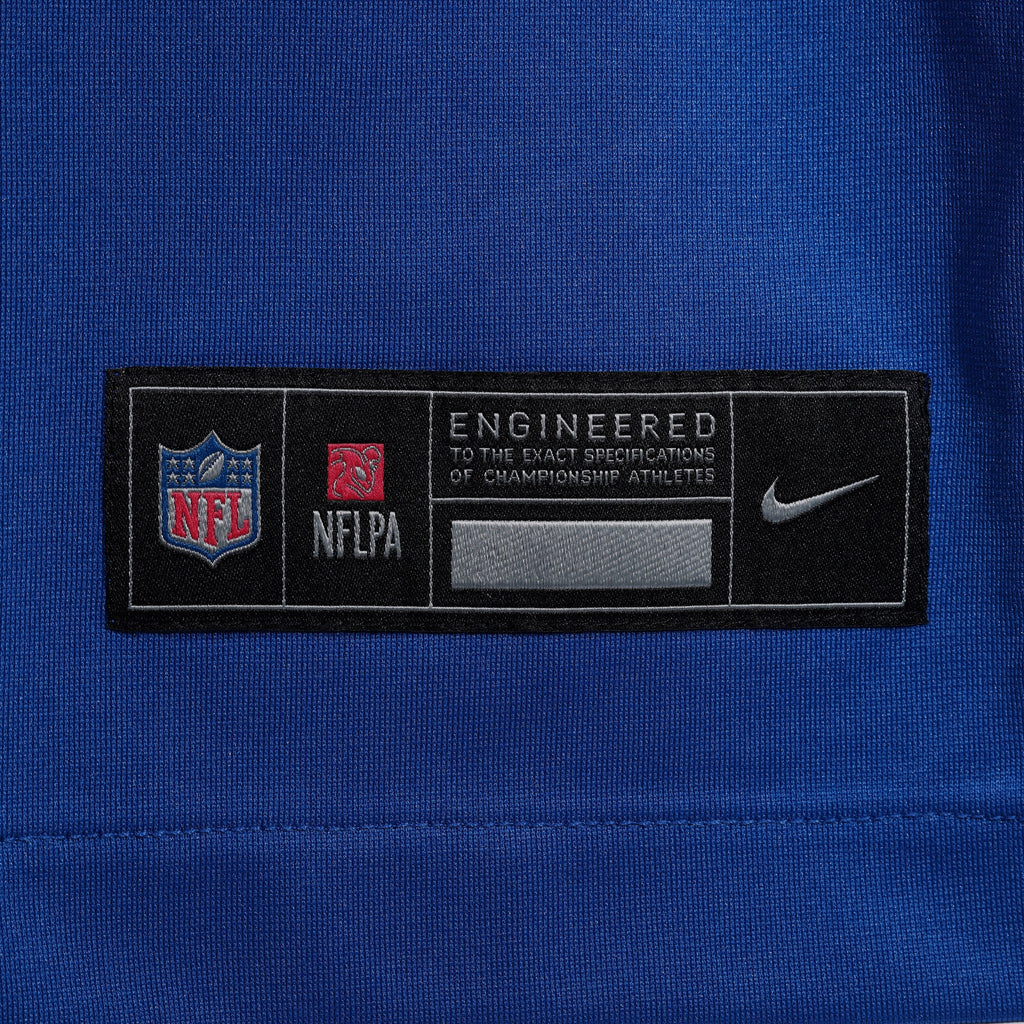 Men's New York Giants Daniel Faalele Nike Royal Team Game Jersey