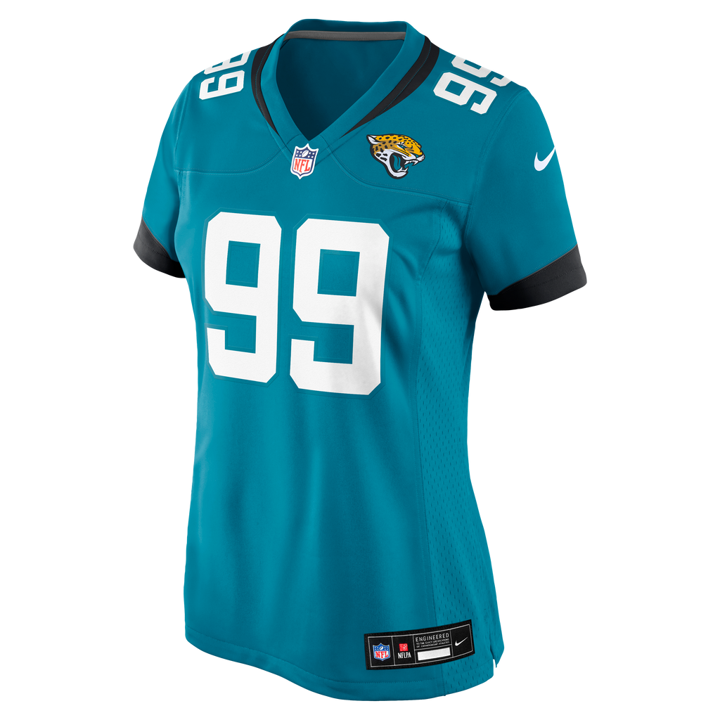 Women's Jacksonville Jaguars Ruke Orhorhoro Nike Teal Team Game Jersey