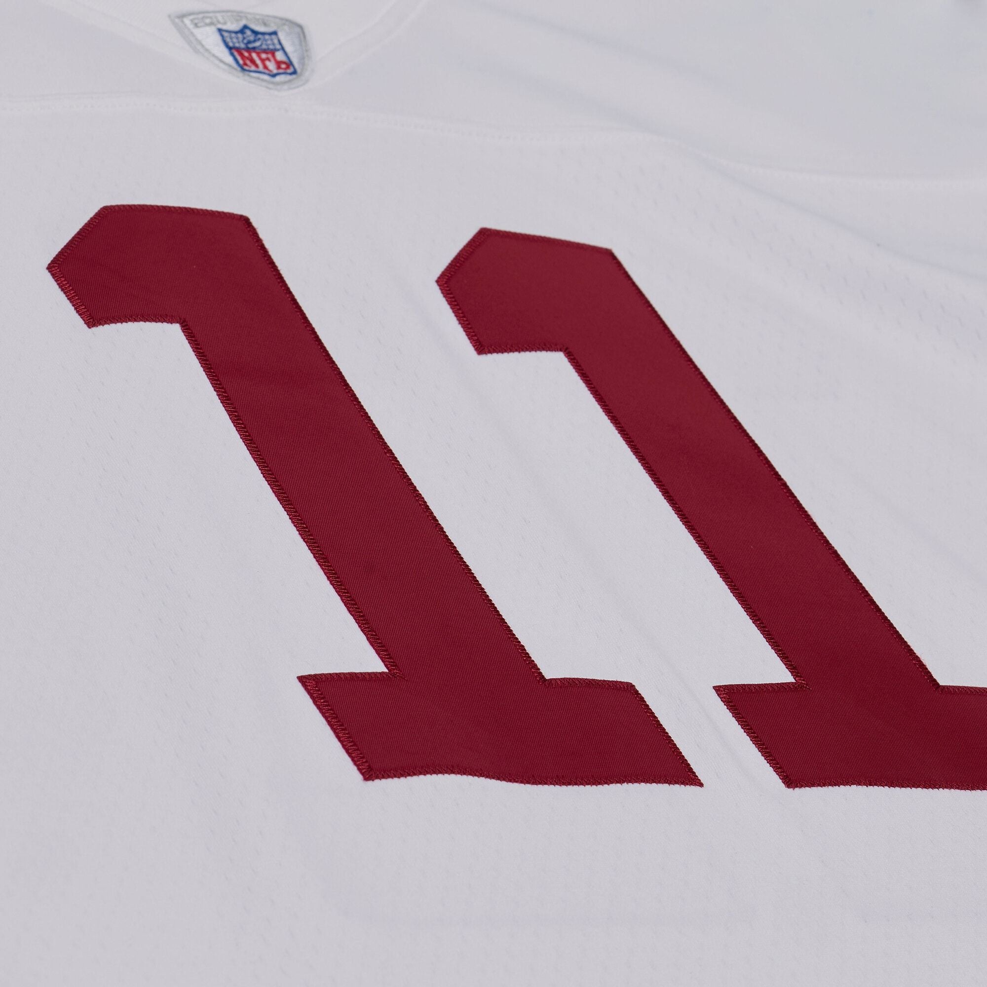 Men's Arizona Cardinals Larry Fitzgerald Mitchell And Ness White 2004 Legacy Replica Player Jersey