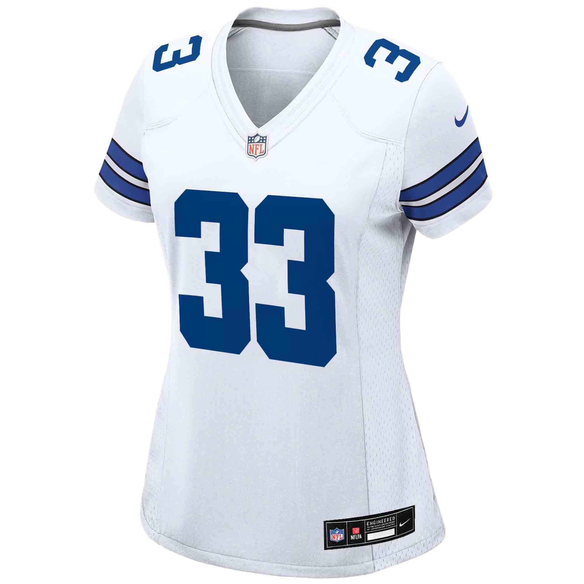 Women's Dallas Cowboys Javonte Williams Nike White Game Jersey