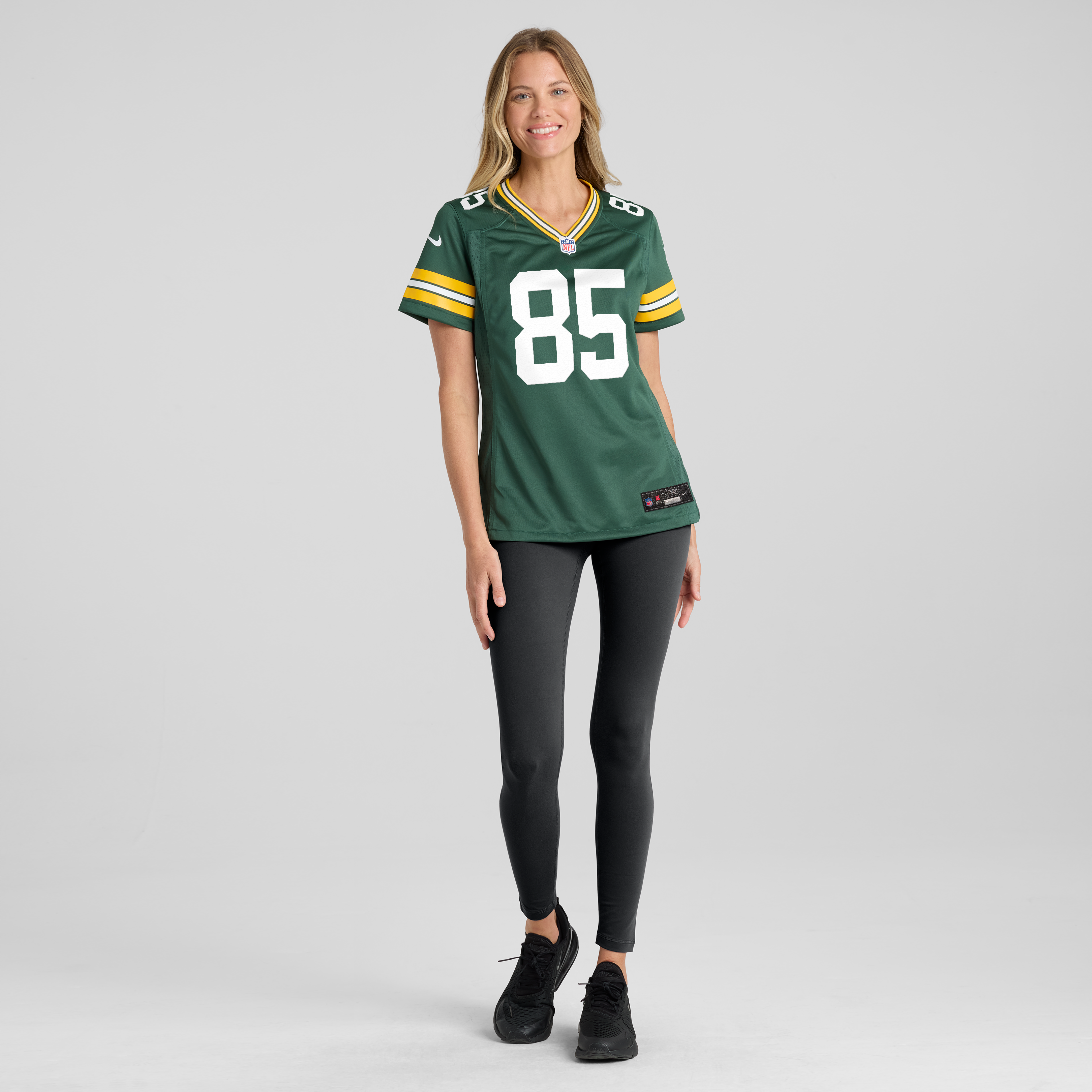 Women's Green Bay Packers Lucas Havrisik Nike Green Team Game Jersey