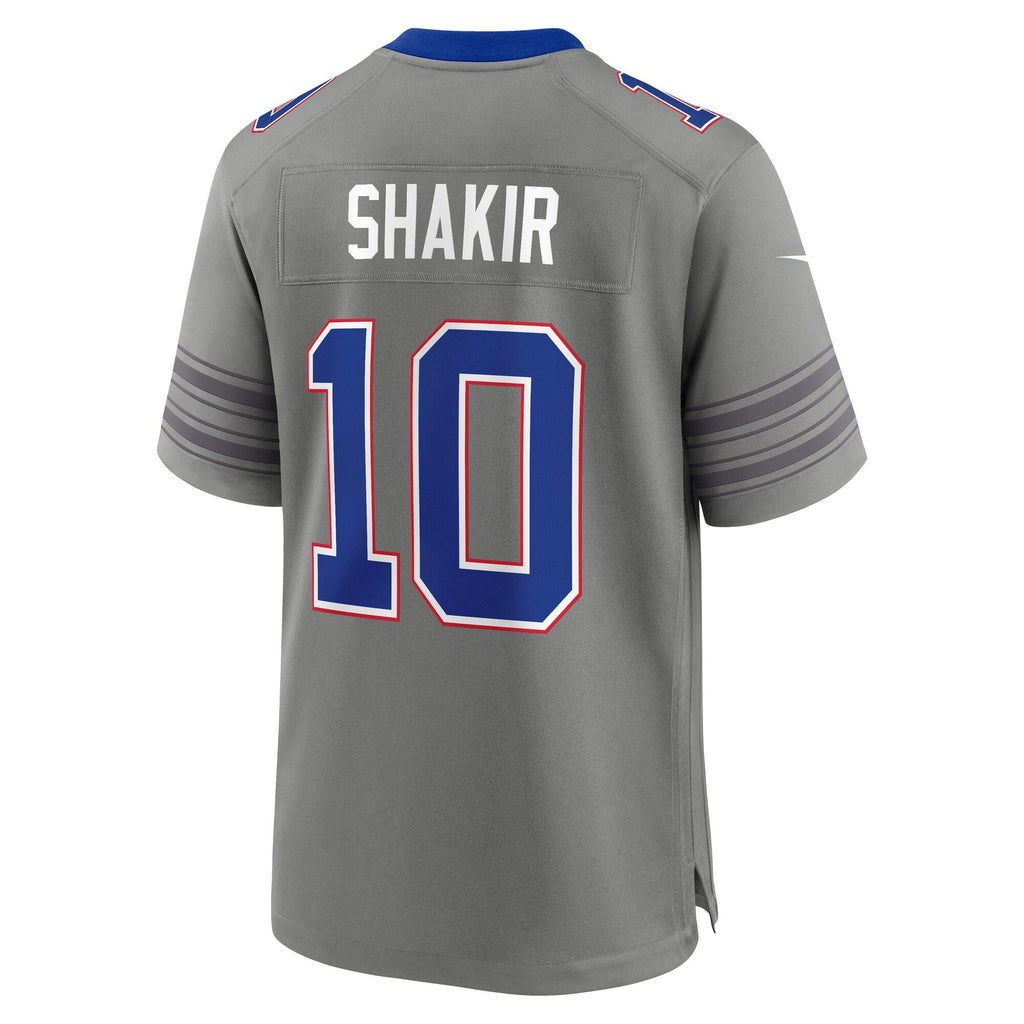 Men's Buffalo Bills Khalil Shakir Nike Gray Nickel City Game Jersey