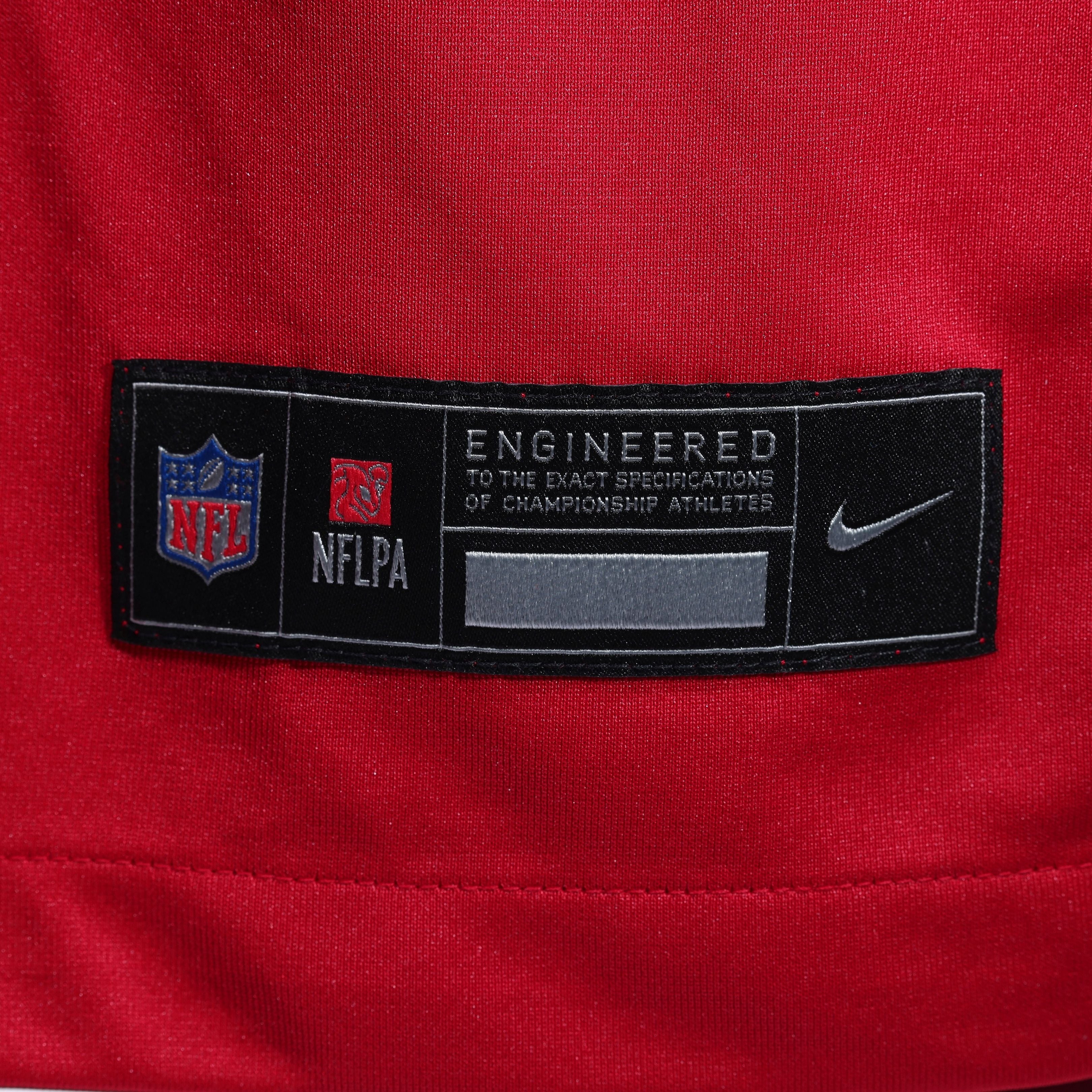 Men's San Francisco 49Ers Jaden Dugger Nike Scarlet Team Game Jersey