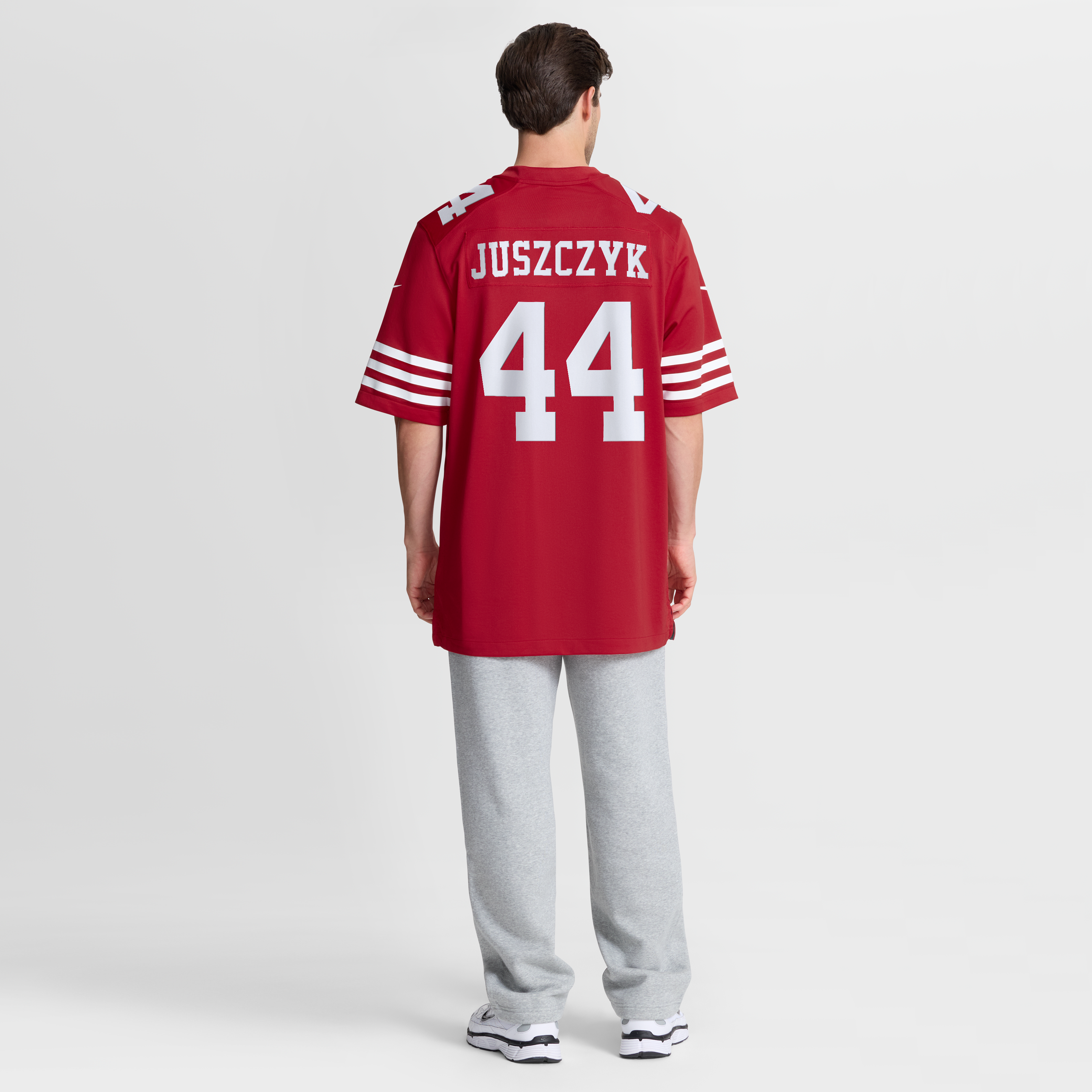 Men's San Francisco 49Ers Kyle Juszczyk Nike Scarlet 80Th Anniversary Game Jersey