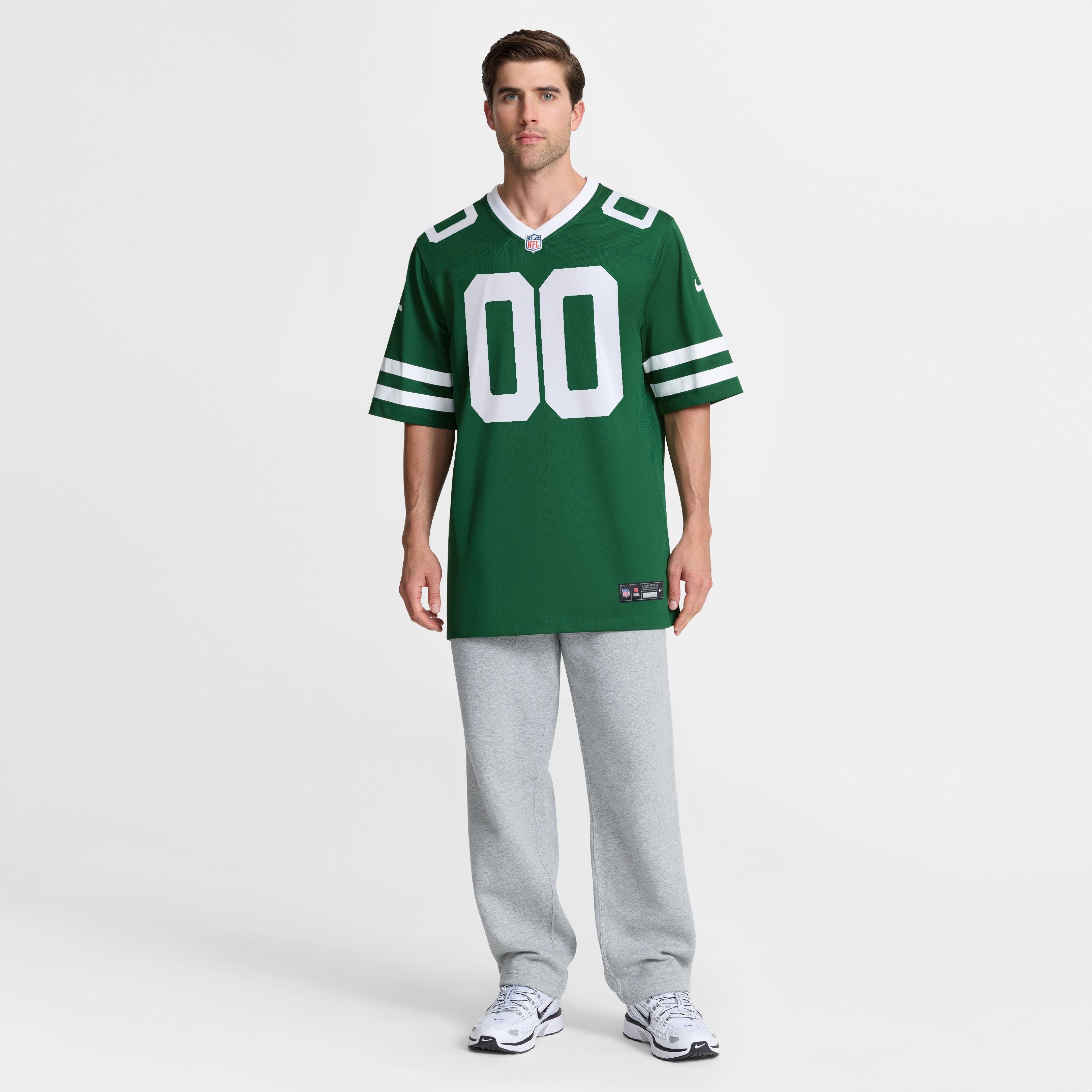 Men's New York Jets Dangelo Ponds Nike Legacy Green Game Jersey