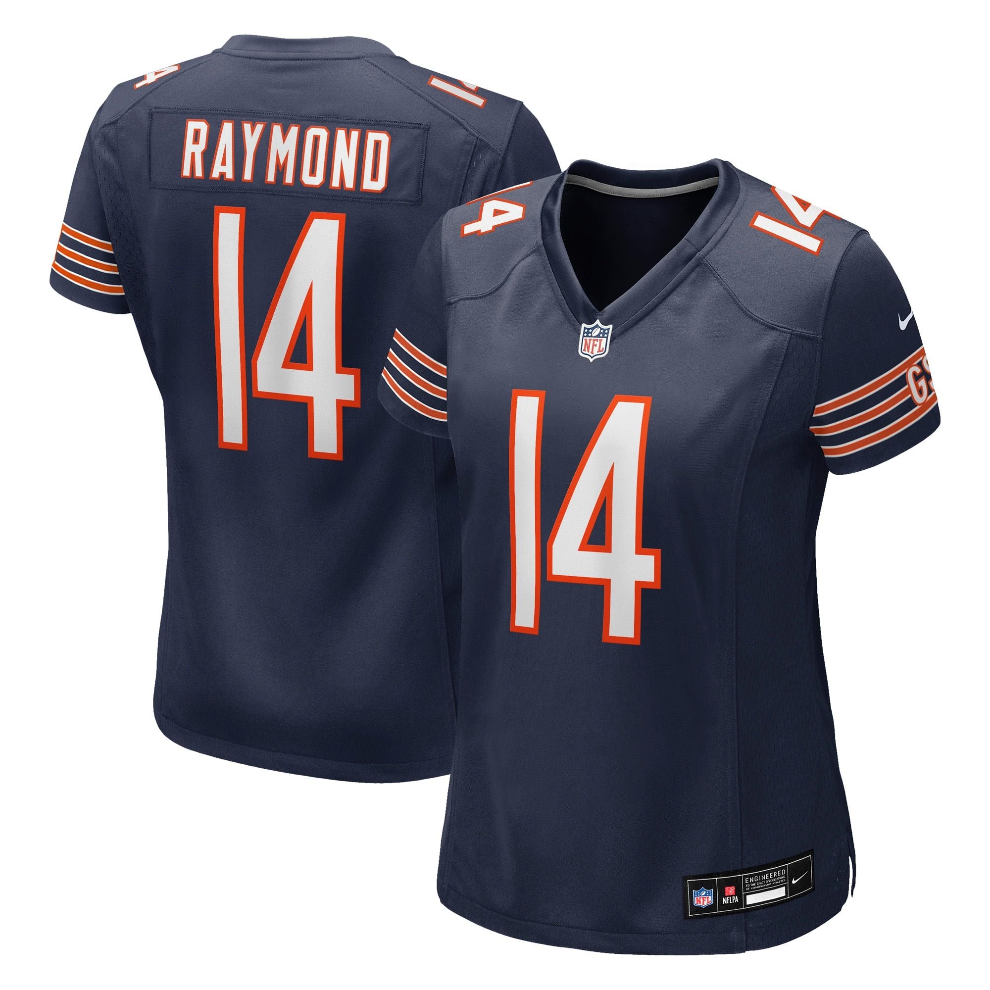 Women's Chicago Bears Kalif Raymond Nike Navy Team Game Jersey
