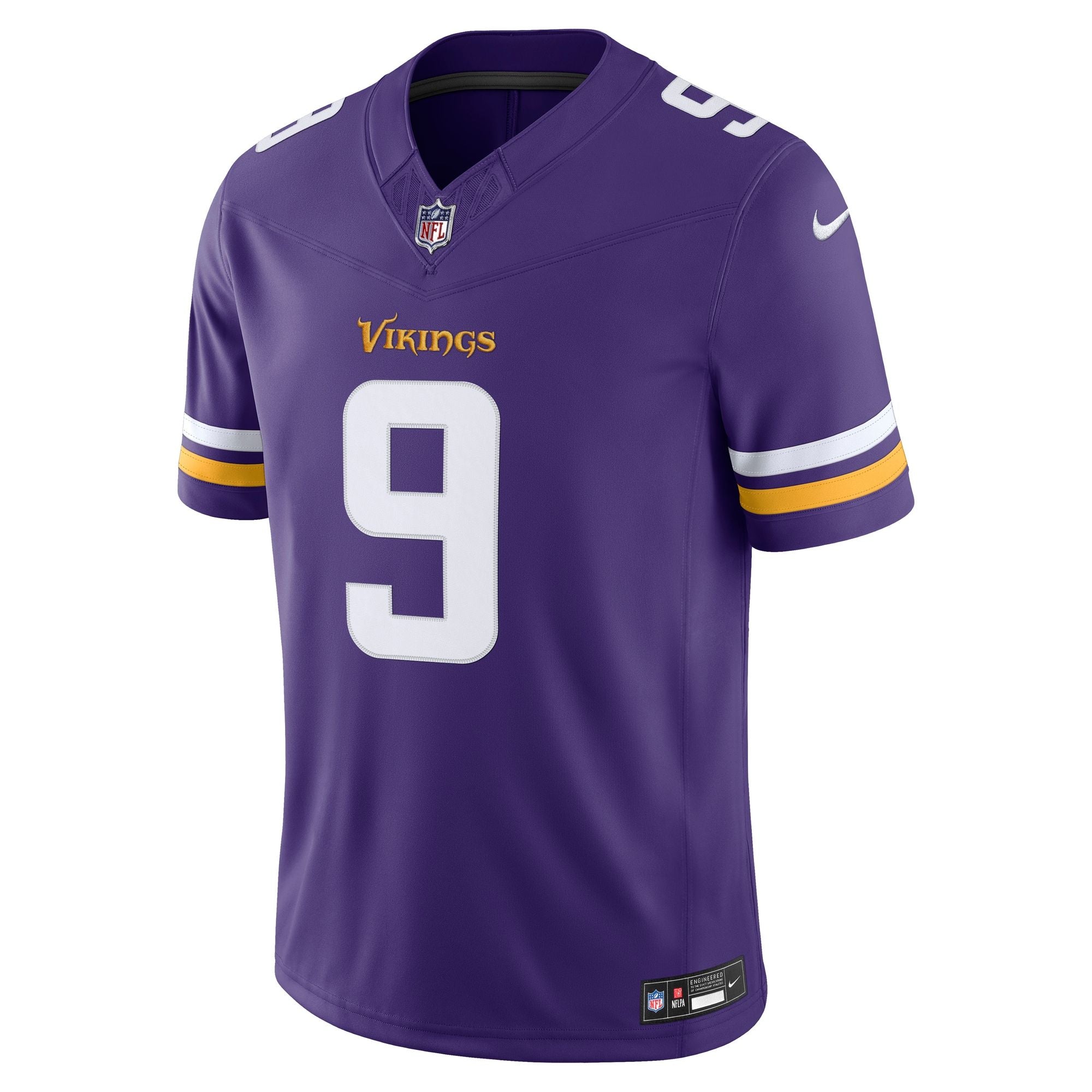 Men's Minnesota Vikings Jj Mccarthy Nike Purple Team Vapor Fuse Stitched Limited Jersey
