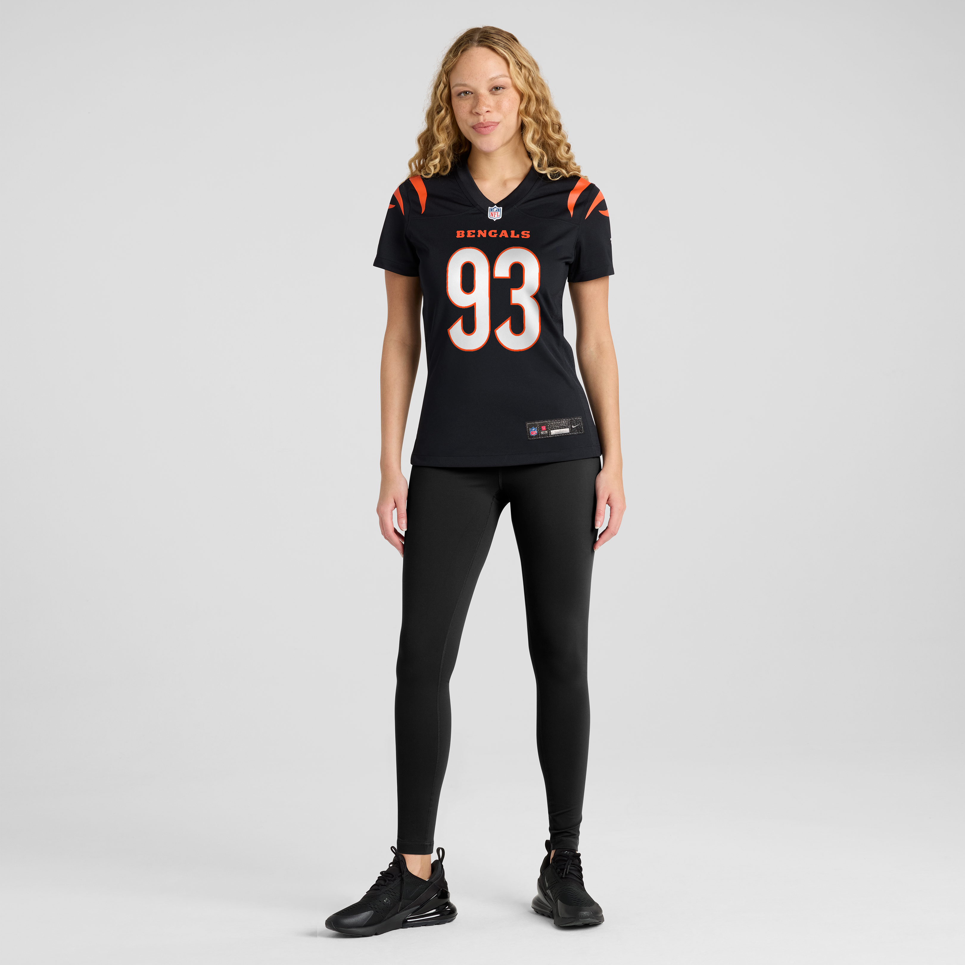 Women's Cincinnati Bengals Jonathan Allen Nike Black Team Game Jersey