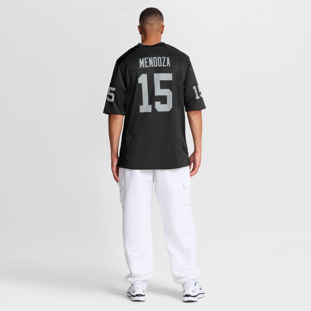Men's Las Vegas Raiders Fernando Mendoza Nike Black 2026 Nfl Draft First Round Pick No 1 Team Game Jersey