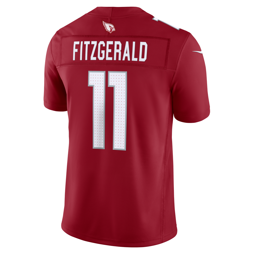 Men's Arizona Cardinals Larry Fitzgerald Nike Cardinal Vapor Fuse Stitched Retired Limited Jersey