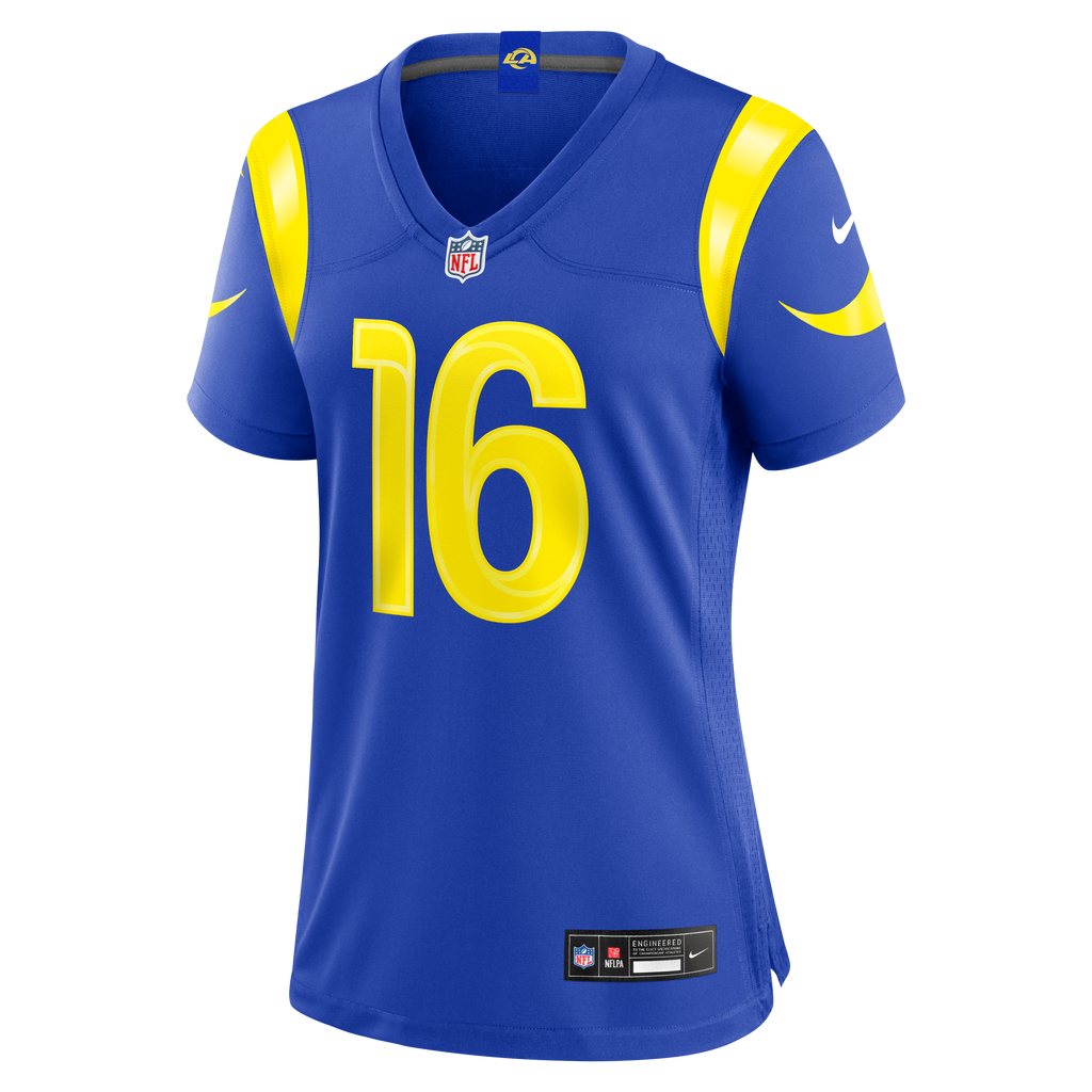 Women's Los Angeles Rams Tru Edwards Nike Royal Team Game Jersey