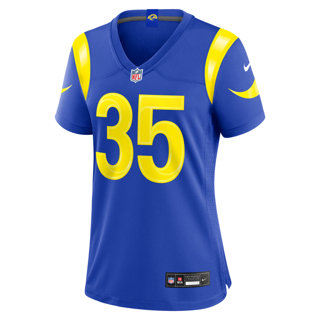 Women's Los Angeles Rams Jaylen Watson Nike Royal Team Game Jersey
