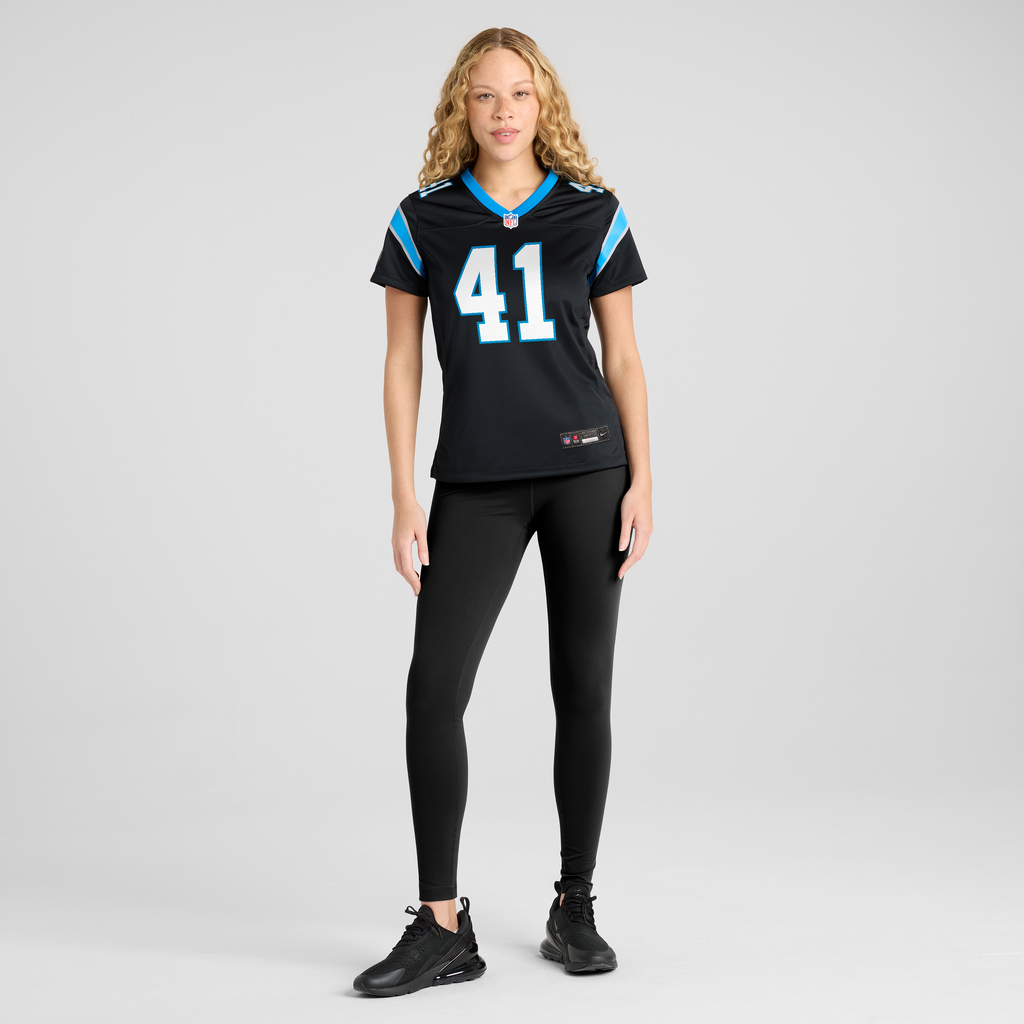 Women's Carolina Panthers Jacoby Windmon Nike Black Team Game Jersey