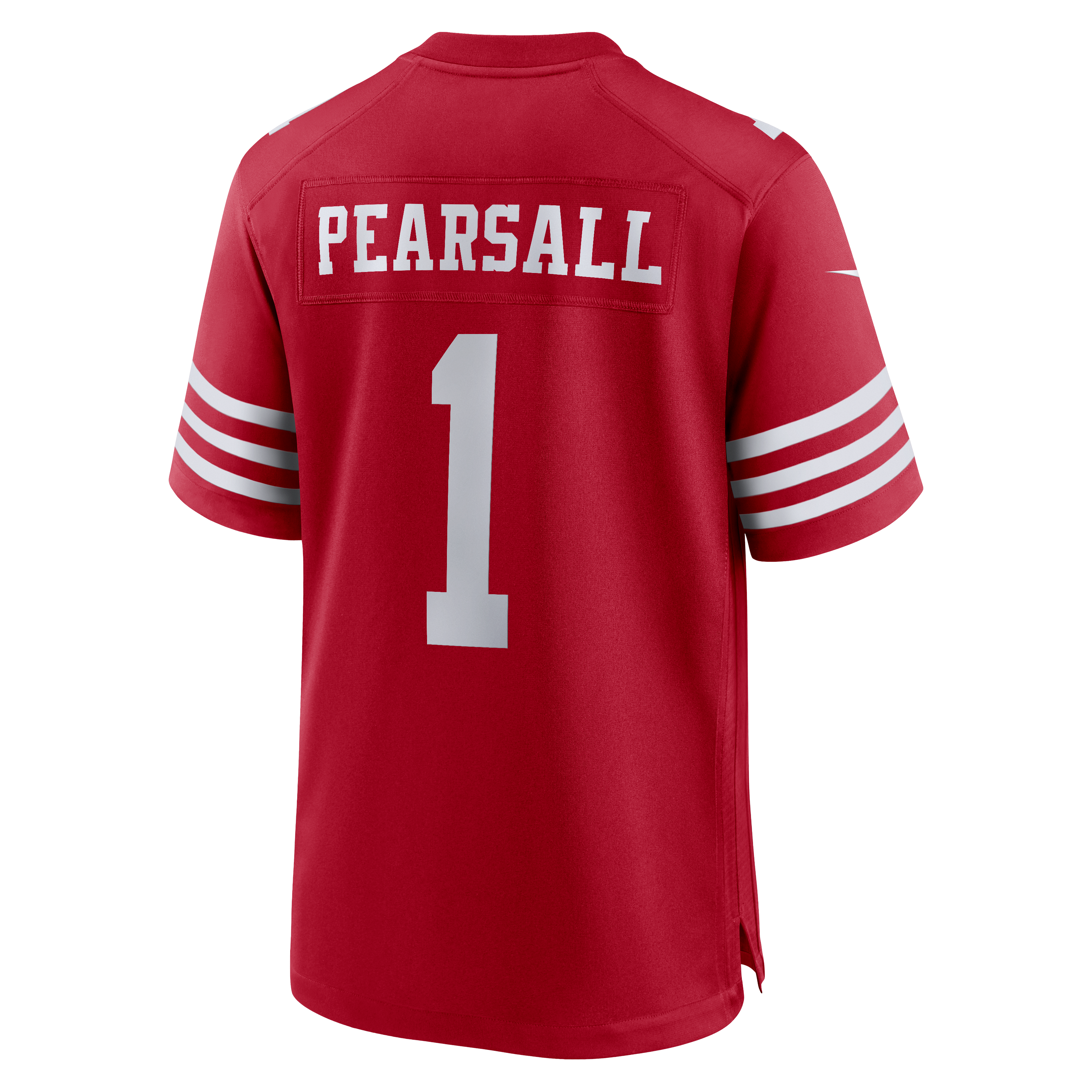 Men's San Francisco 49Ers Ricky Pearsall Nike Scarlet 80Th Anniversary Game Jersey