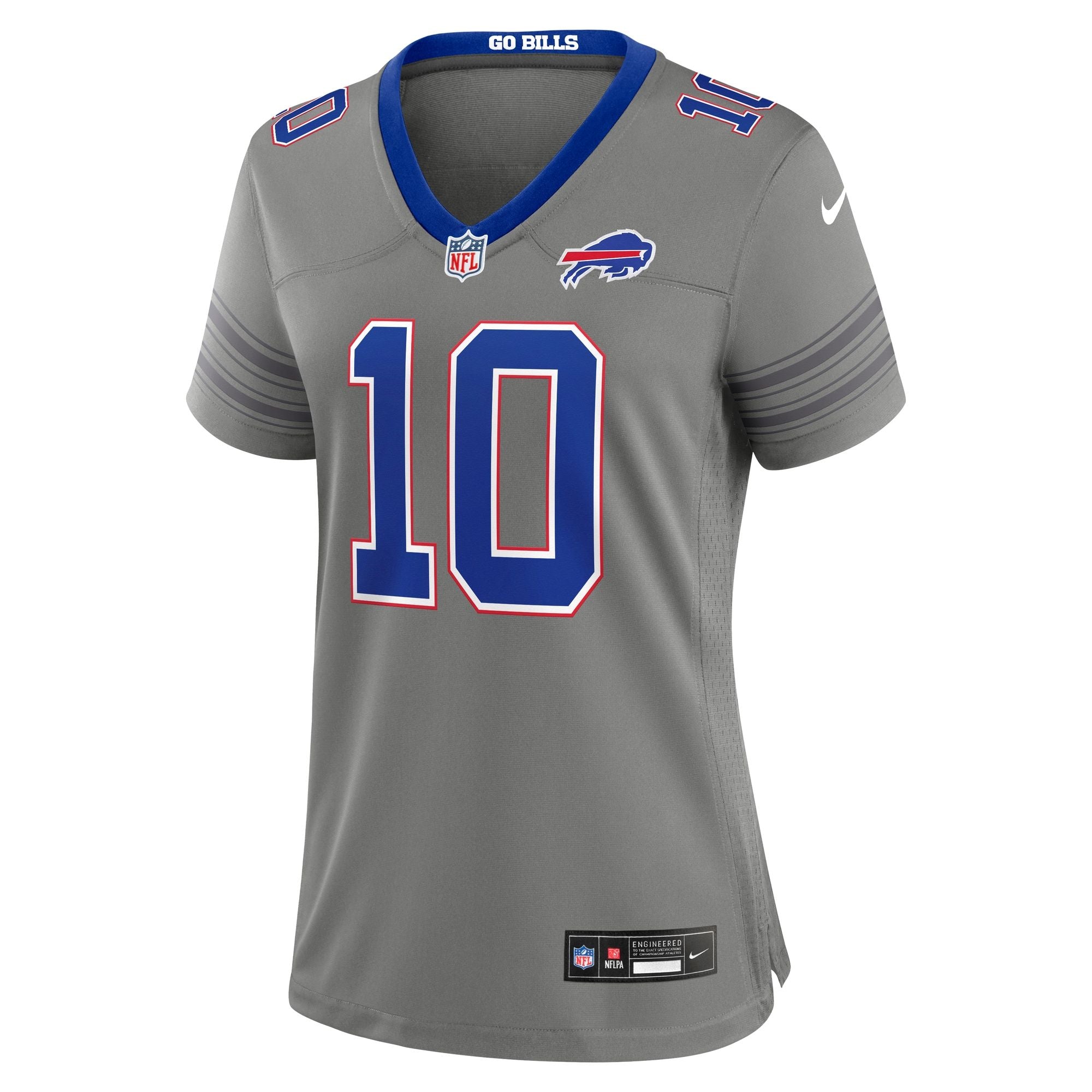 Women's Buffalo Bills Khalil Shakir Nike Gray Nickel City Game Jersey