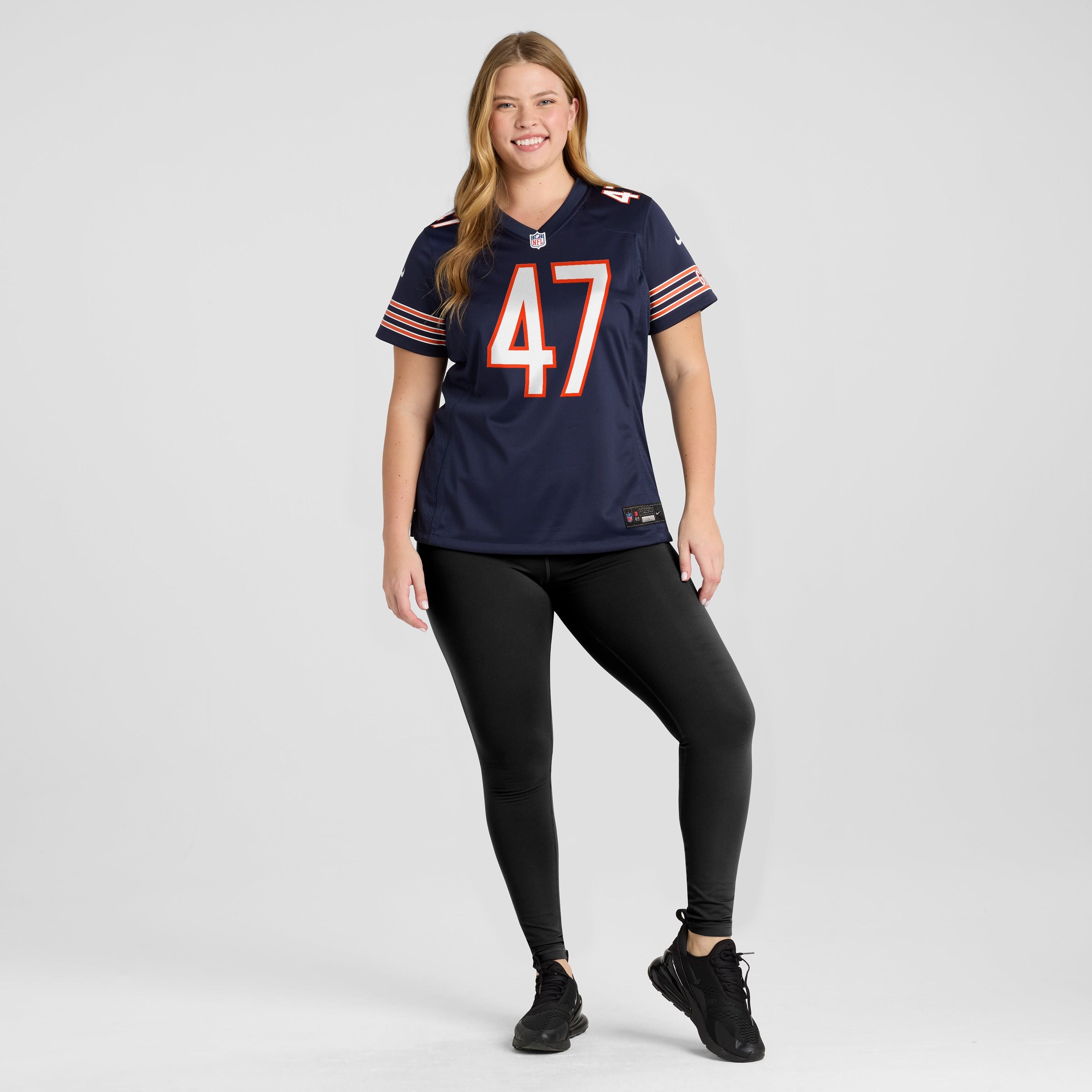 Women's Chicago Bears Ruben Hyppolite Ii Nike Navy Team Game Jersey