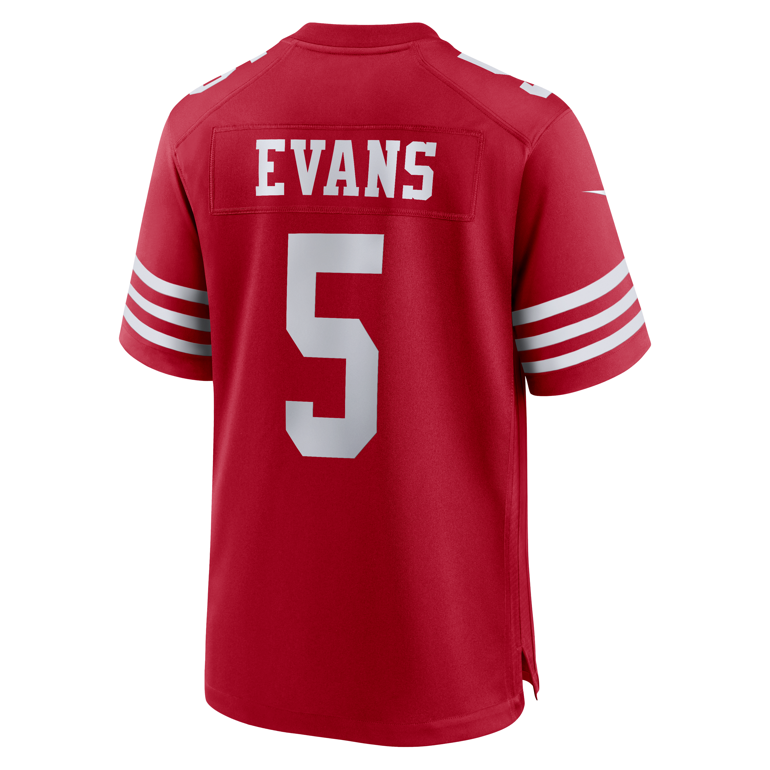 Men's San Francisco 49Ers Mike Evans Nike Scarlet 80Th Anniversary Game Jersey