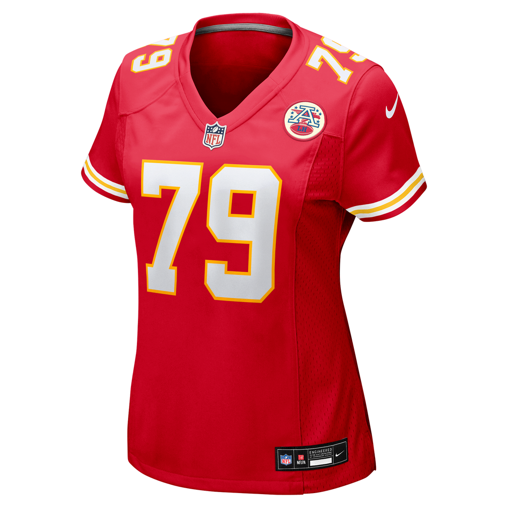 Women's Kansas City Chiefs Esa Pole Nike Red Team Game Jersey