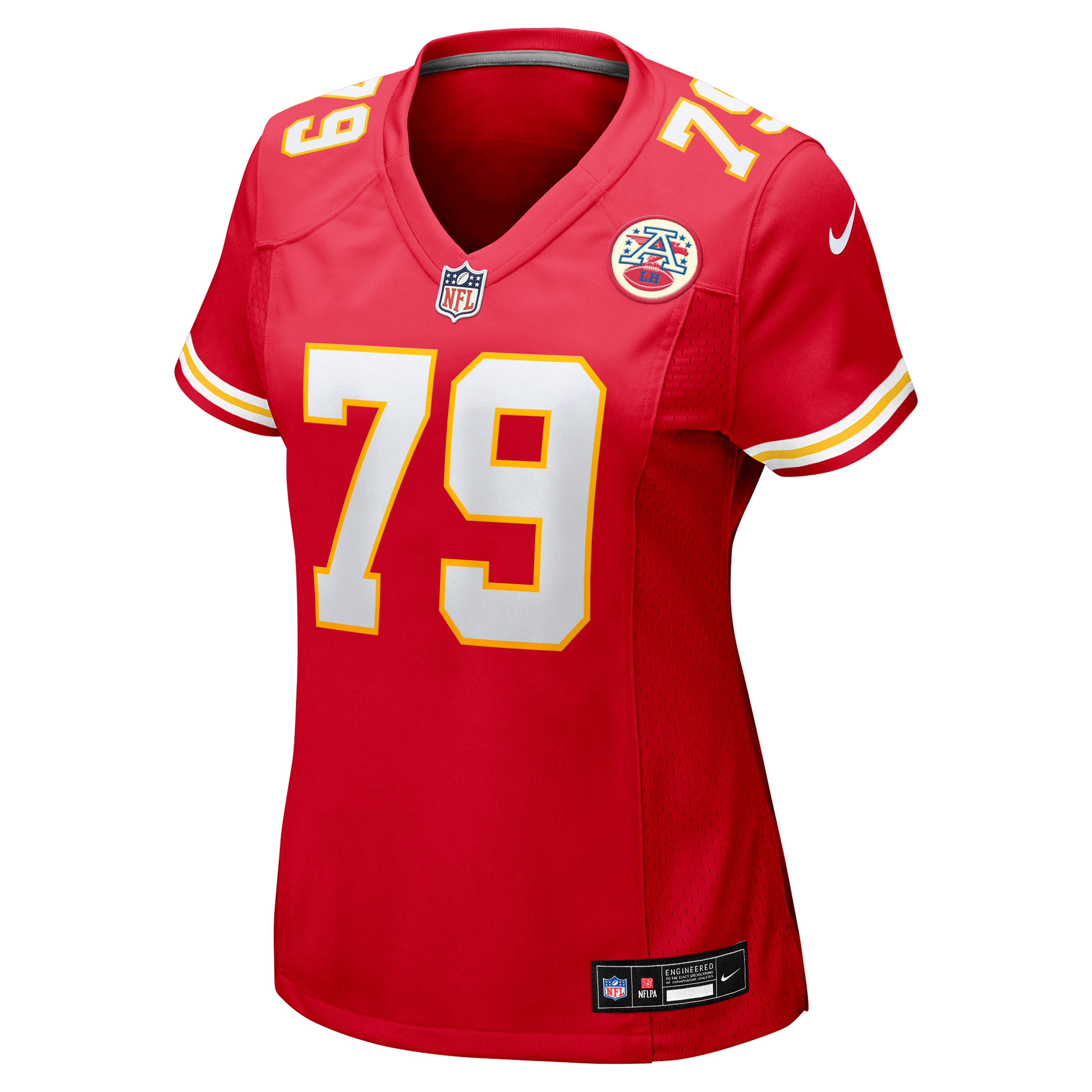 Women's Kansas City Chiefs Esa Pole Nike Red Team Game Jersey