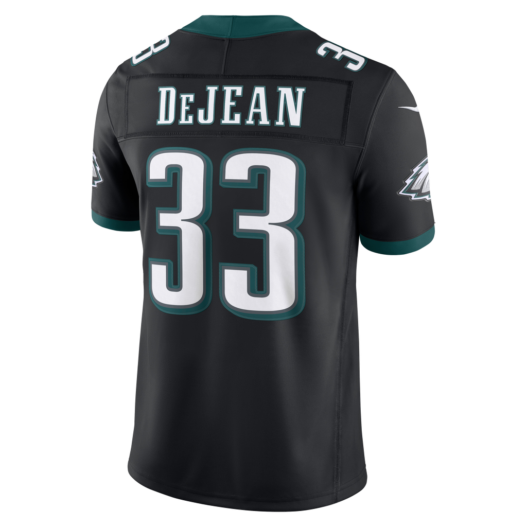 Men's Philadelphia Eagles Cooper Dejean Nike Black Alternate Vapor Fuse Stitched Limited Jersey