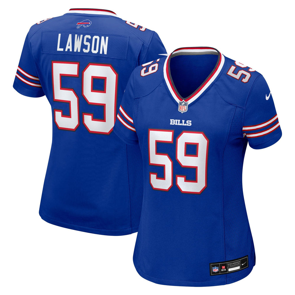 Women's Buffalo Bills Shaq Lawson Nike Royal Team Game Jersey