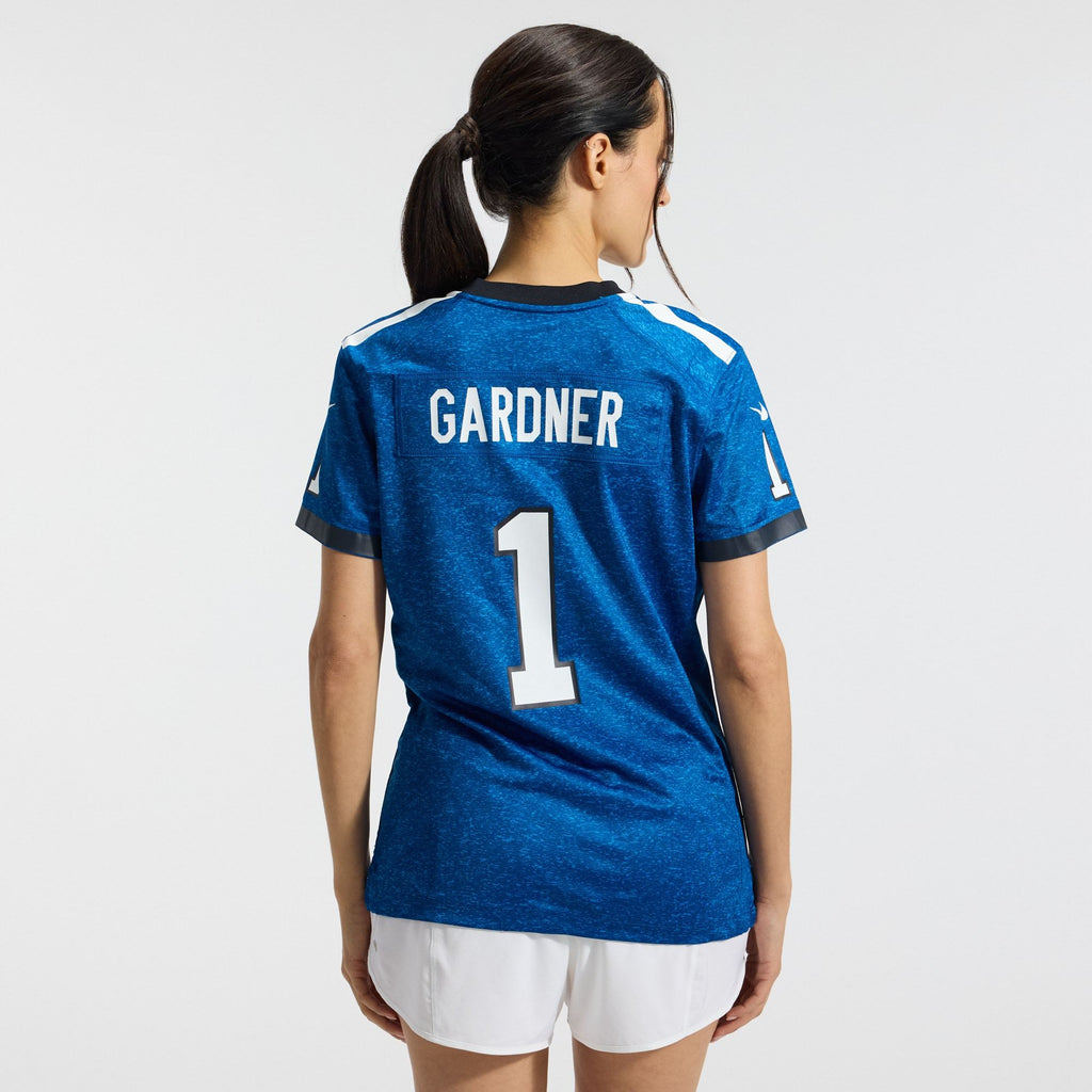 Women's Indianapolis Colts Ahmad Sauce Gardner Nike Heather Royal Alternate 2 Indiana Nights Game Jersey