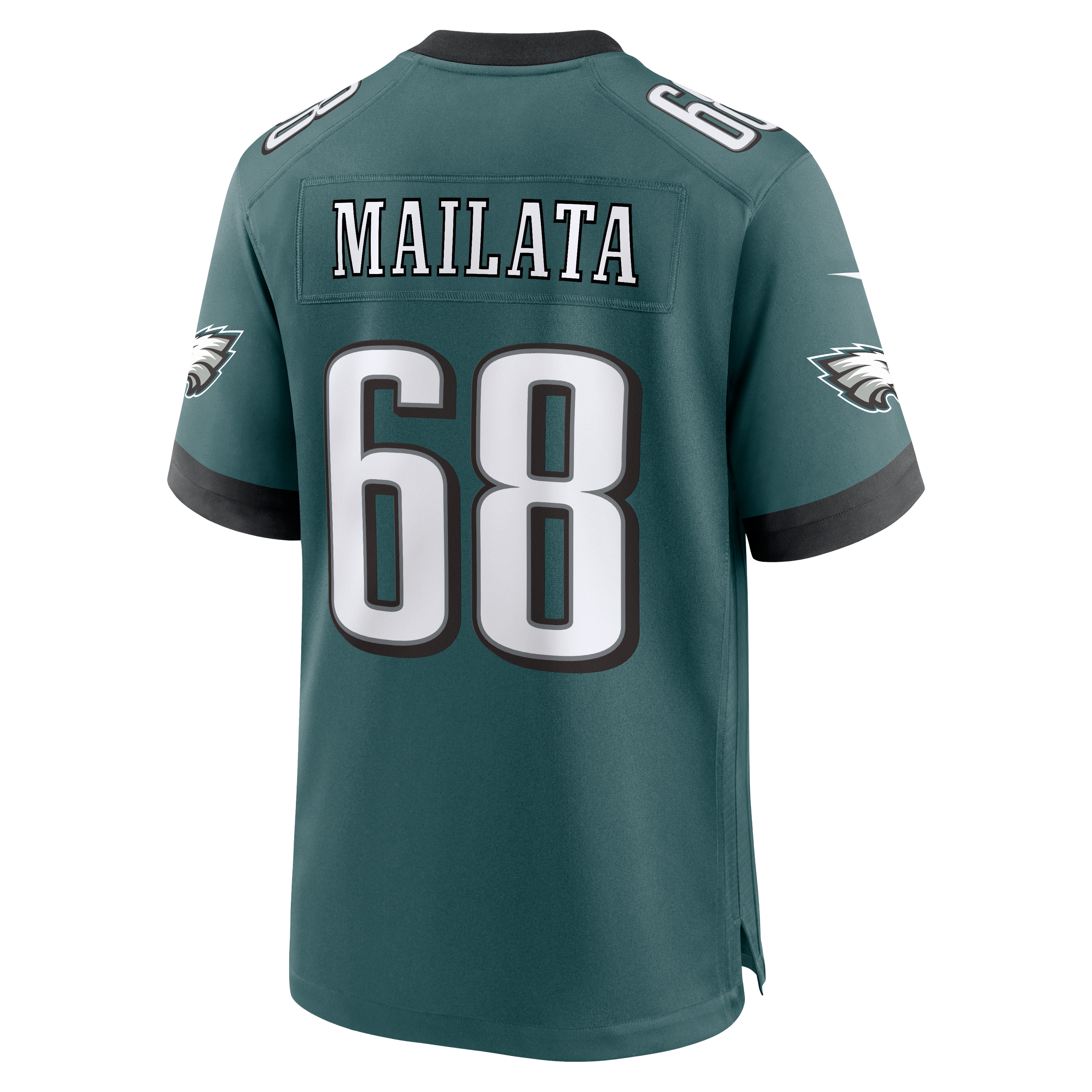 Men's Philadelphia Eagles Jordan Mailata Nike Midnight Green Team Game Jersey