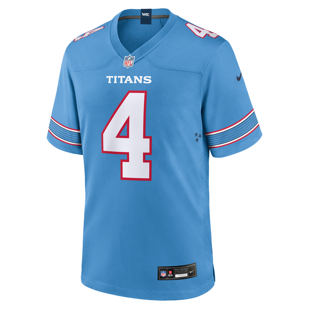 Men's Tennessee Titans Wandale Robinson Nike Light Blue Team Game Jersey