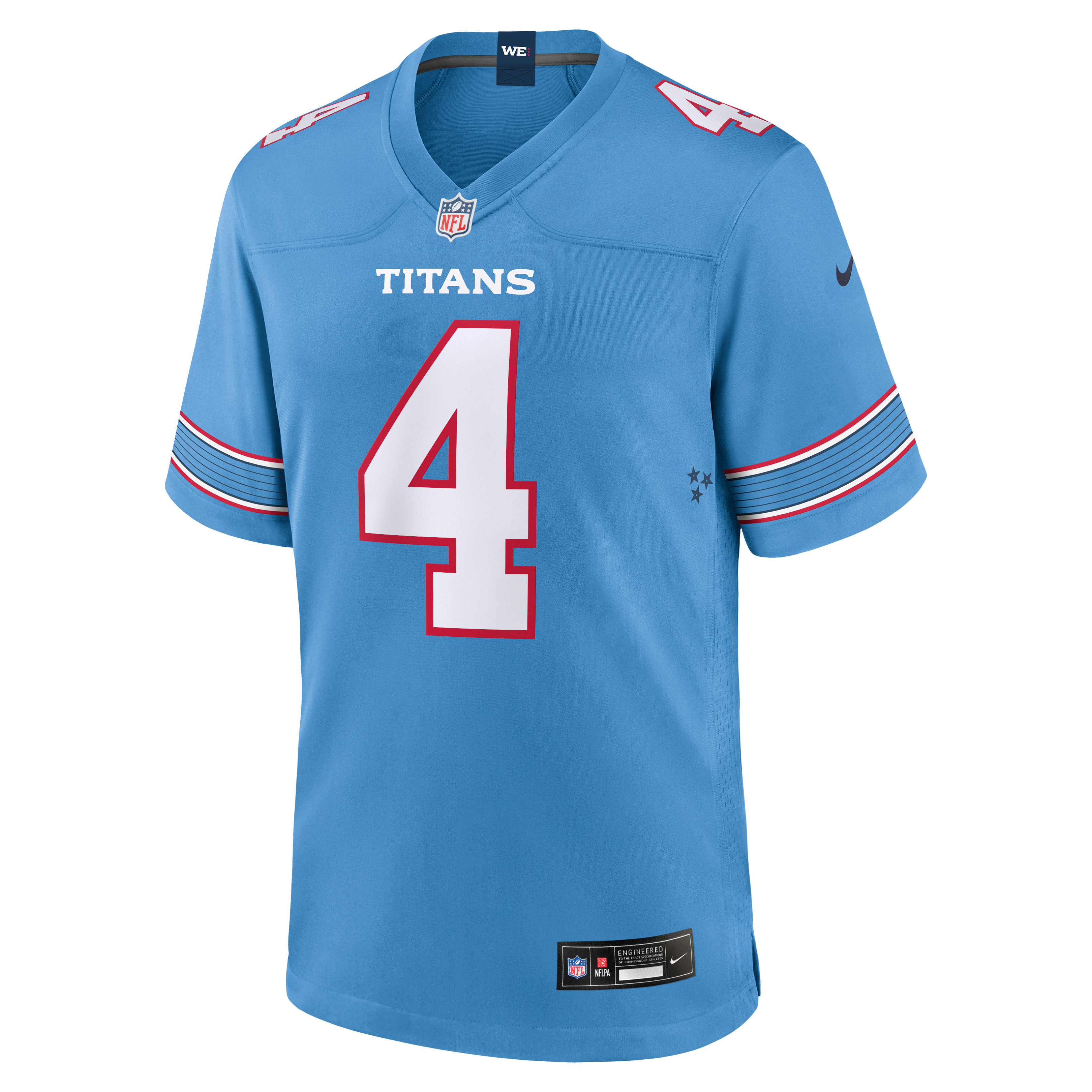 Men's Tennessee Titans Wandale Robinson Nike Light Blue Team Game Jersey