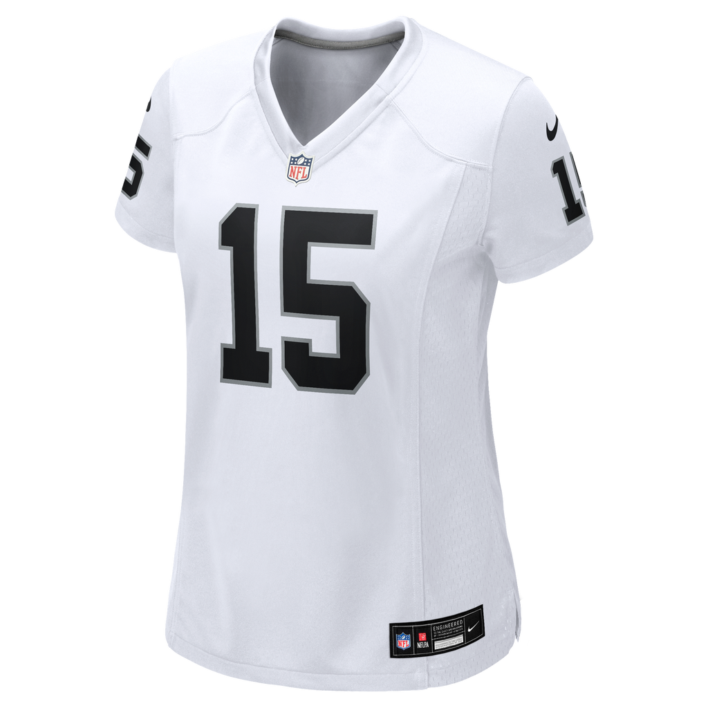 Women's Las Vegas Raiders Fernando Mendoza Nike White Game Player Jersey