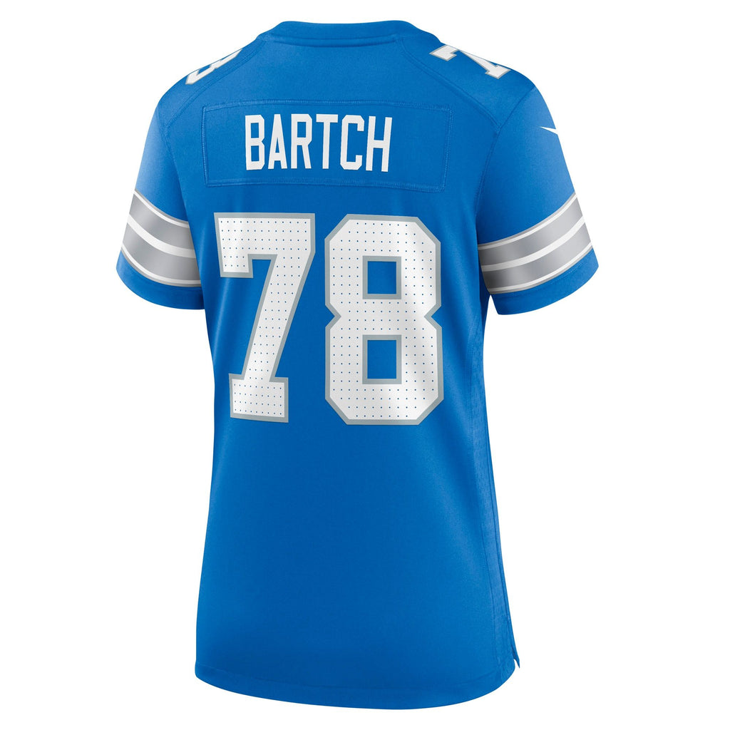 Women's Detroit Lions Ben Bartch Nike Blue Team Game Jersey