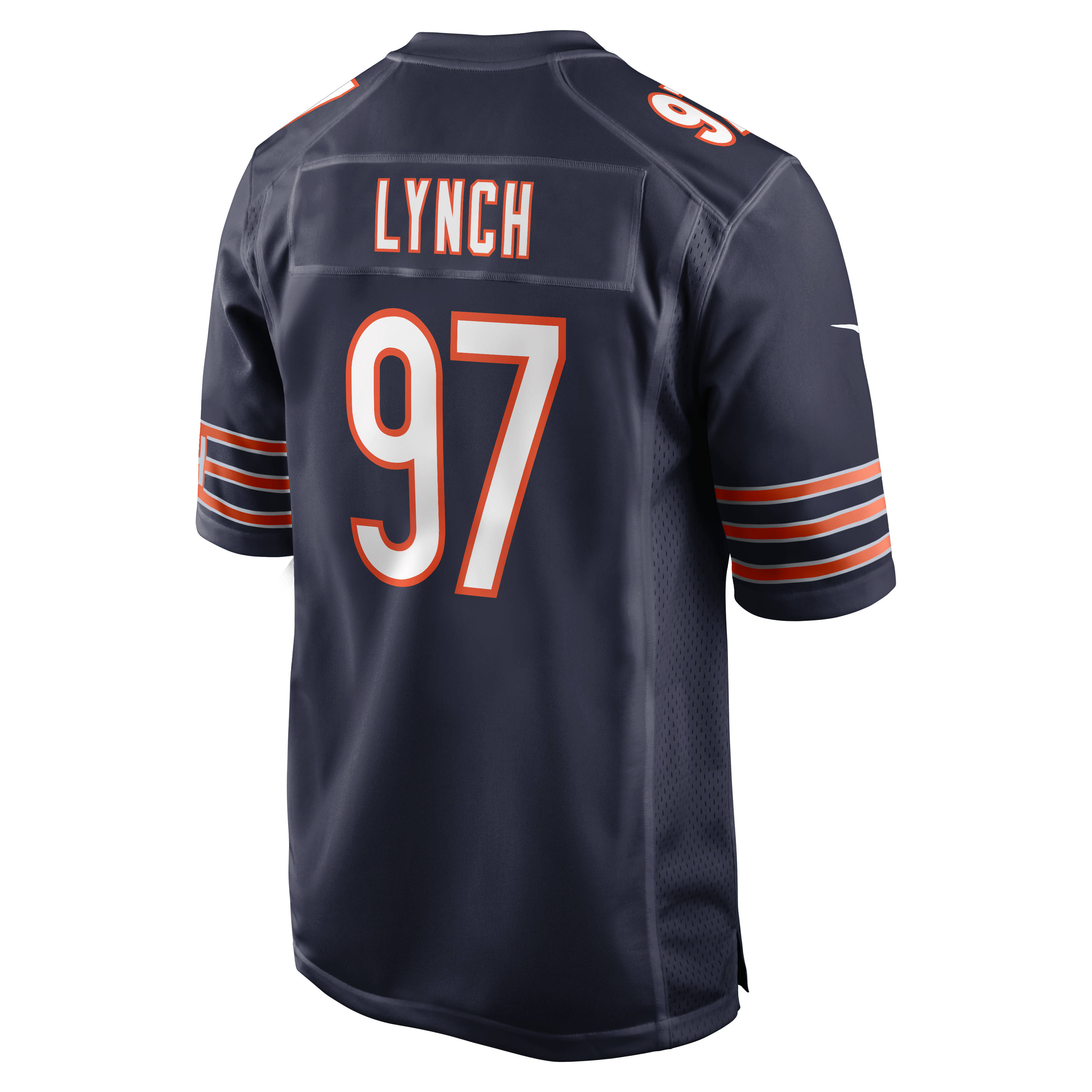 Men's Chicago Bears James Lynch Nike Navy Team Game Jersey