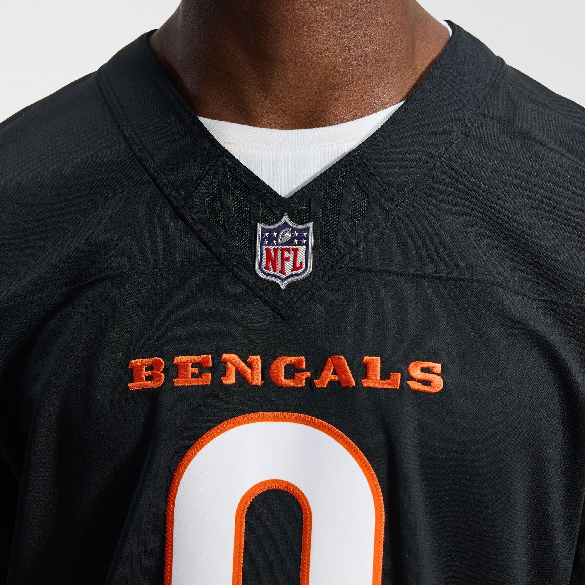 Men's Cincinnati Bengals Joe Burrow Nike Black Team Vapor Fuse Stitched Limited Jersey