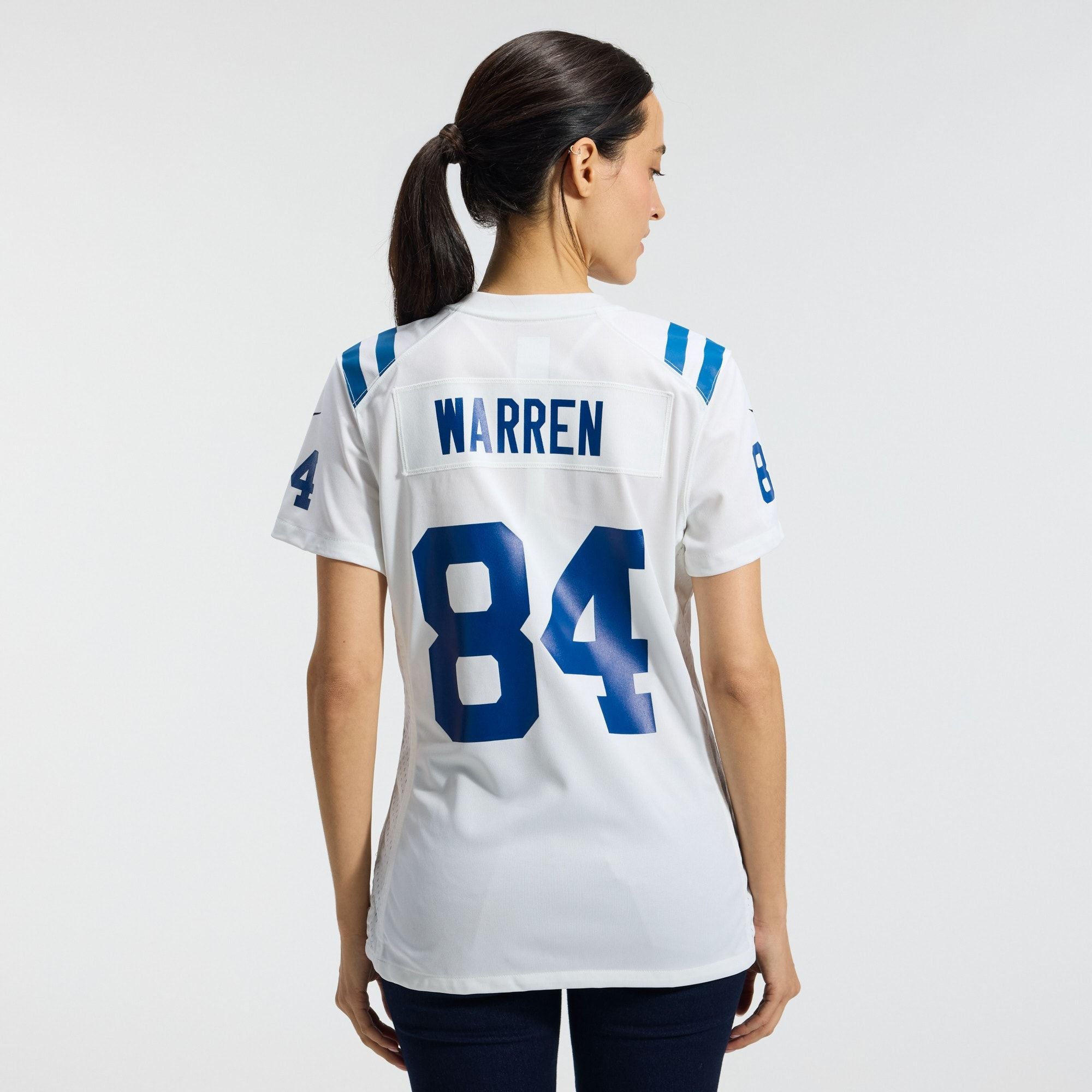 Women's Indianapolis Colts Tyler Warren Nike White Game Jersey