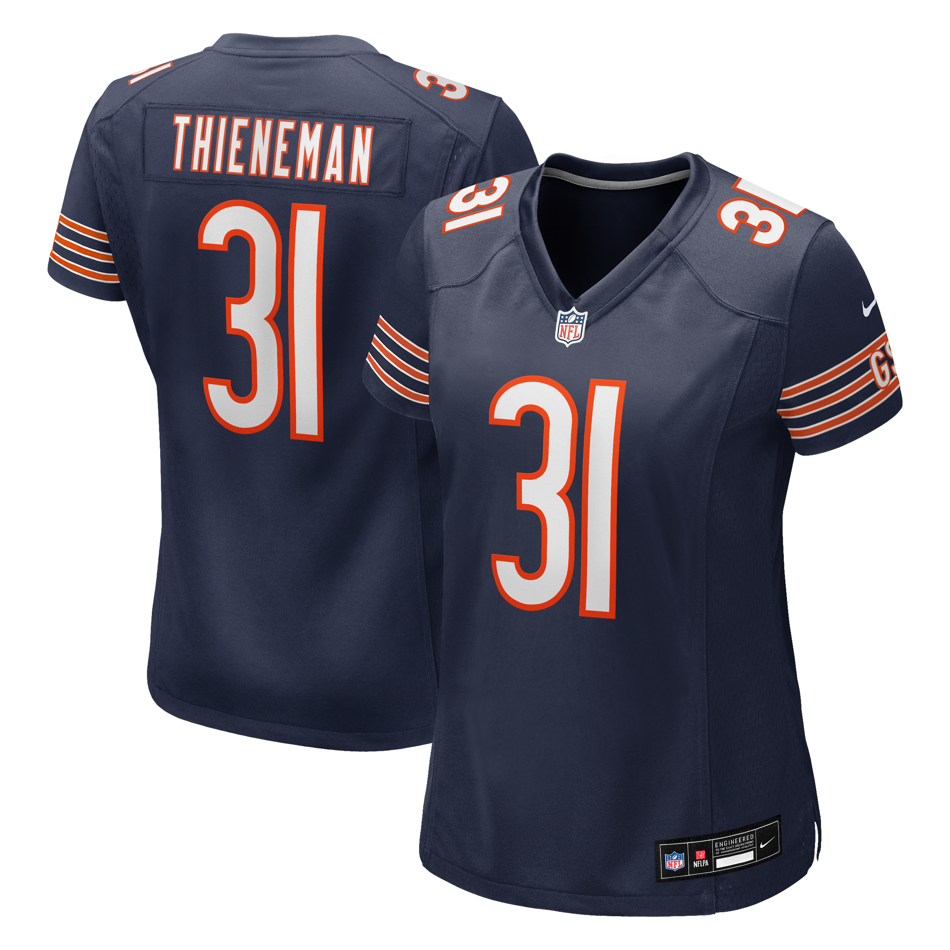 Women's Chicago Bears Dillon Thieneman Nike Navy Team Game Jersey