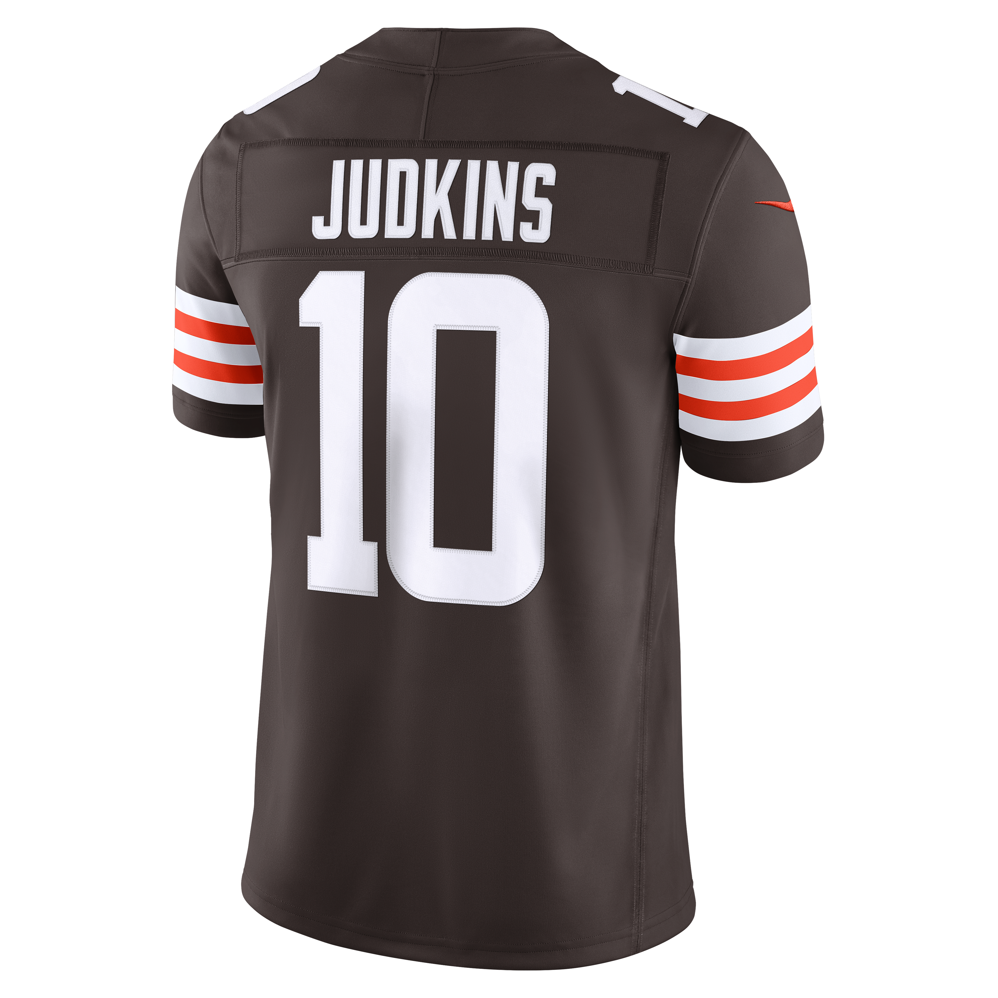 Men's Cleveland Browns Quinshon Judkins Nike Brown Team Vapor Fuse Stitched Limited Jersey