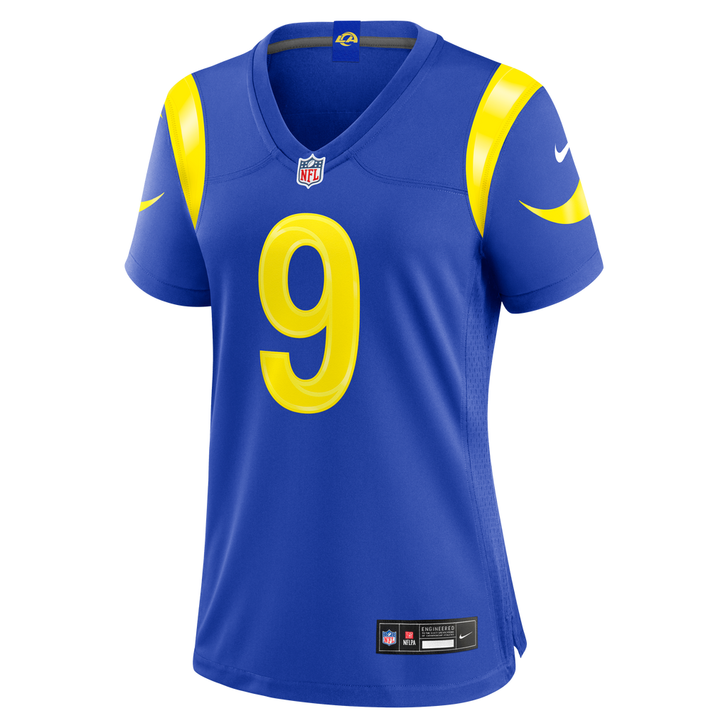 Women's Los Angeles Rams Matthew Stafford Nike Royal Game Jersey