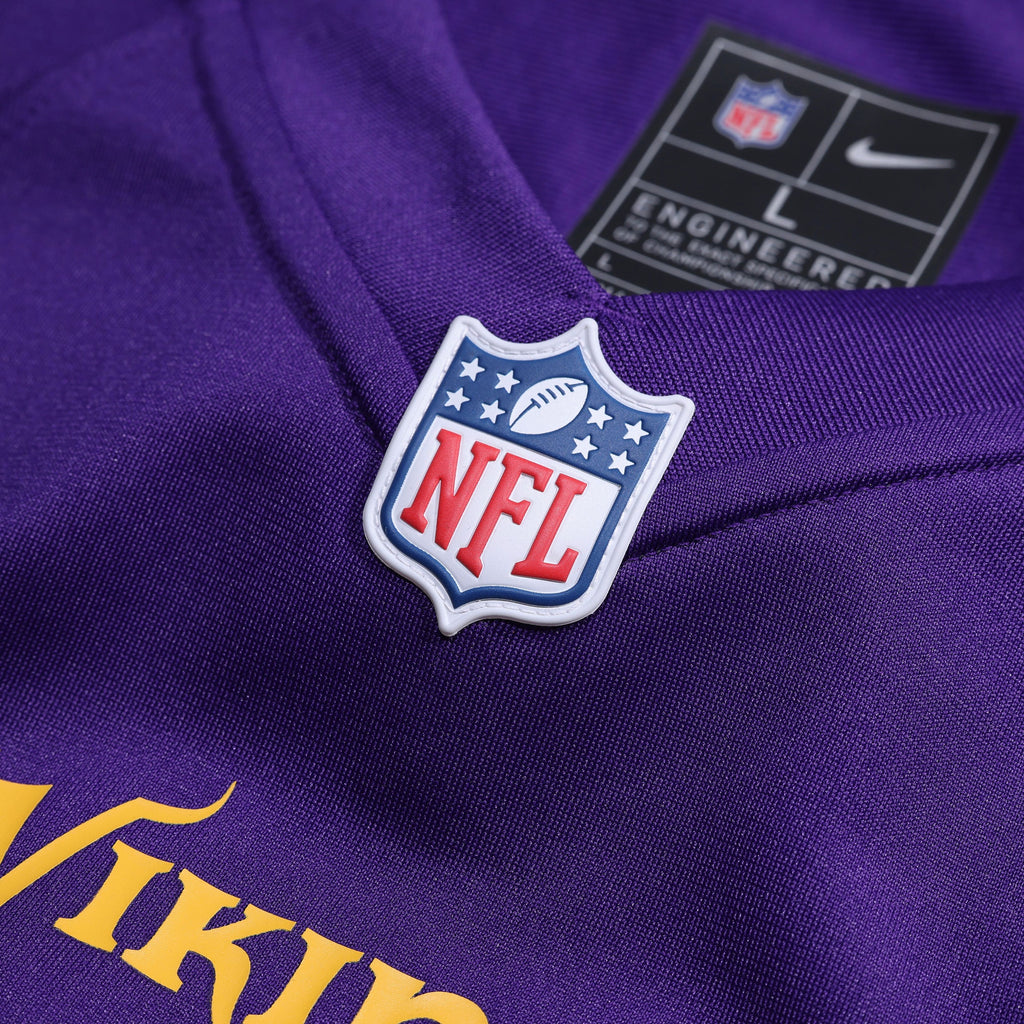 Men's Minnesota Vikings Caleb Banks Nike Purple 2026 Nfl Draft First Round Pick No 18 Team Game Jersey