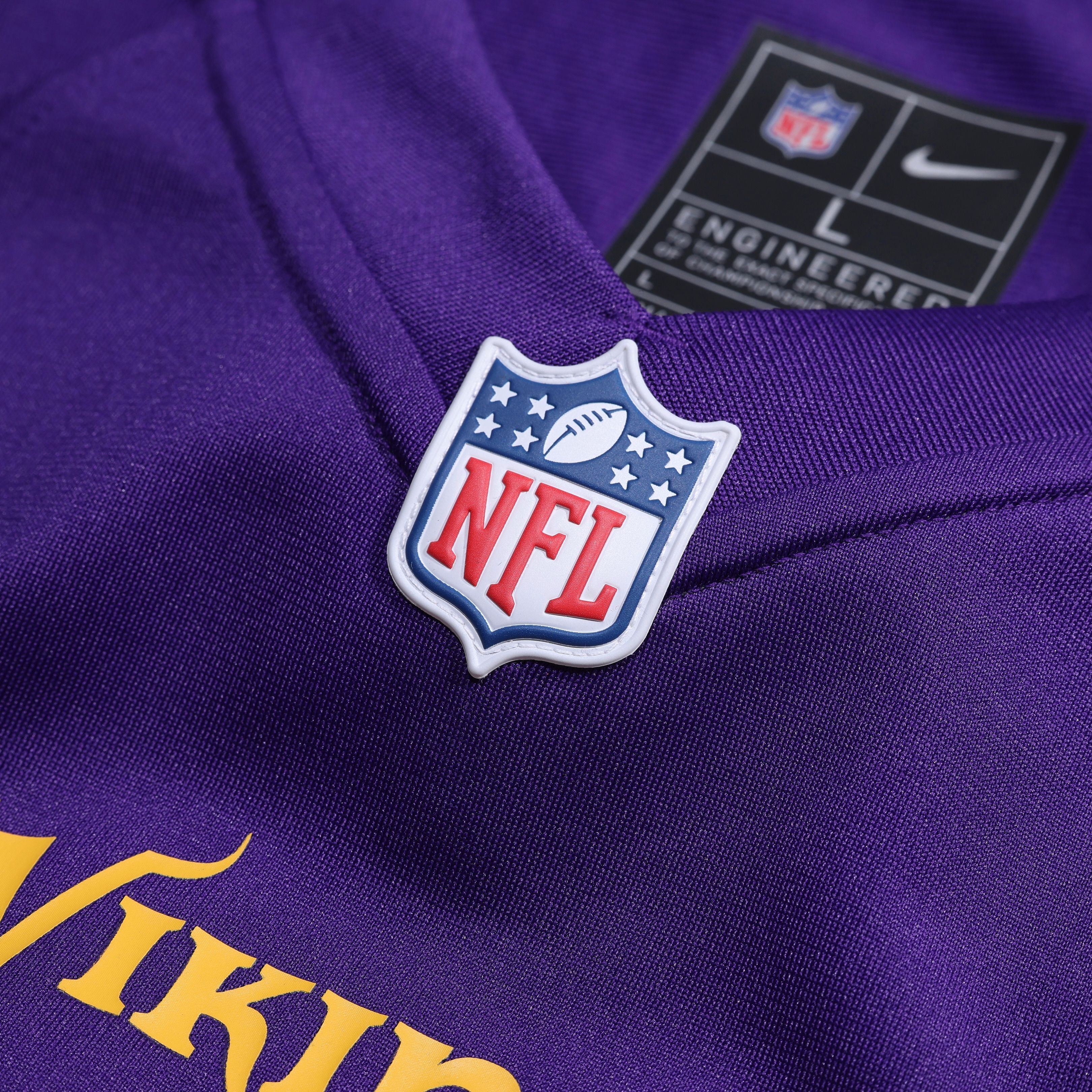 Men's Minnesota Vikings Caleb Banks Nike Purple 2026 Nfl Draft First Round Pick No 18 Team Game Jersey