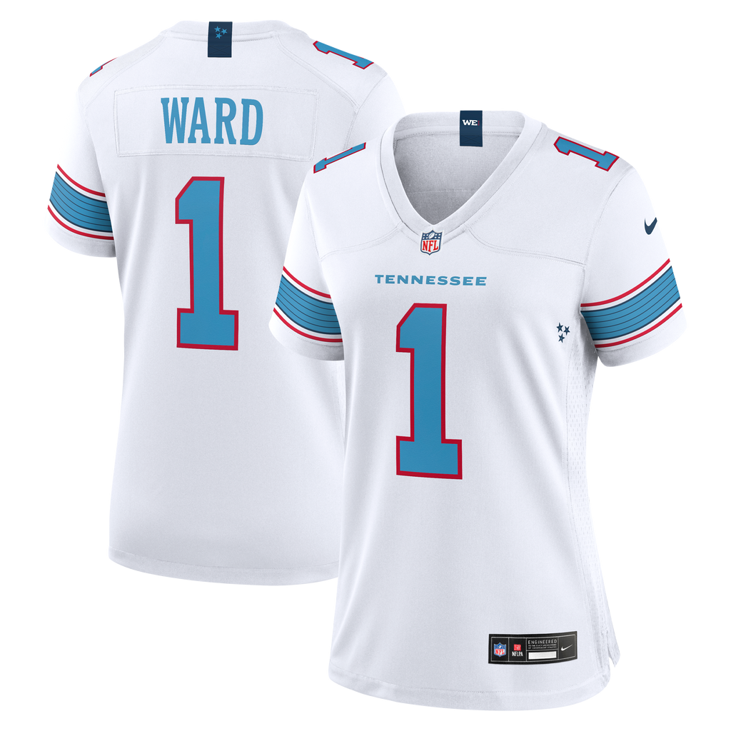 Women's Tennessee Titans Cameron Ward Nike White Game Jersey