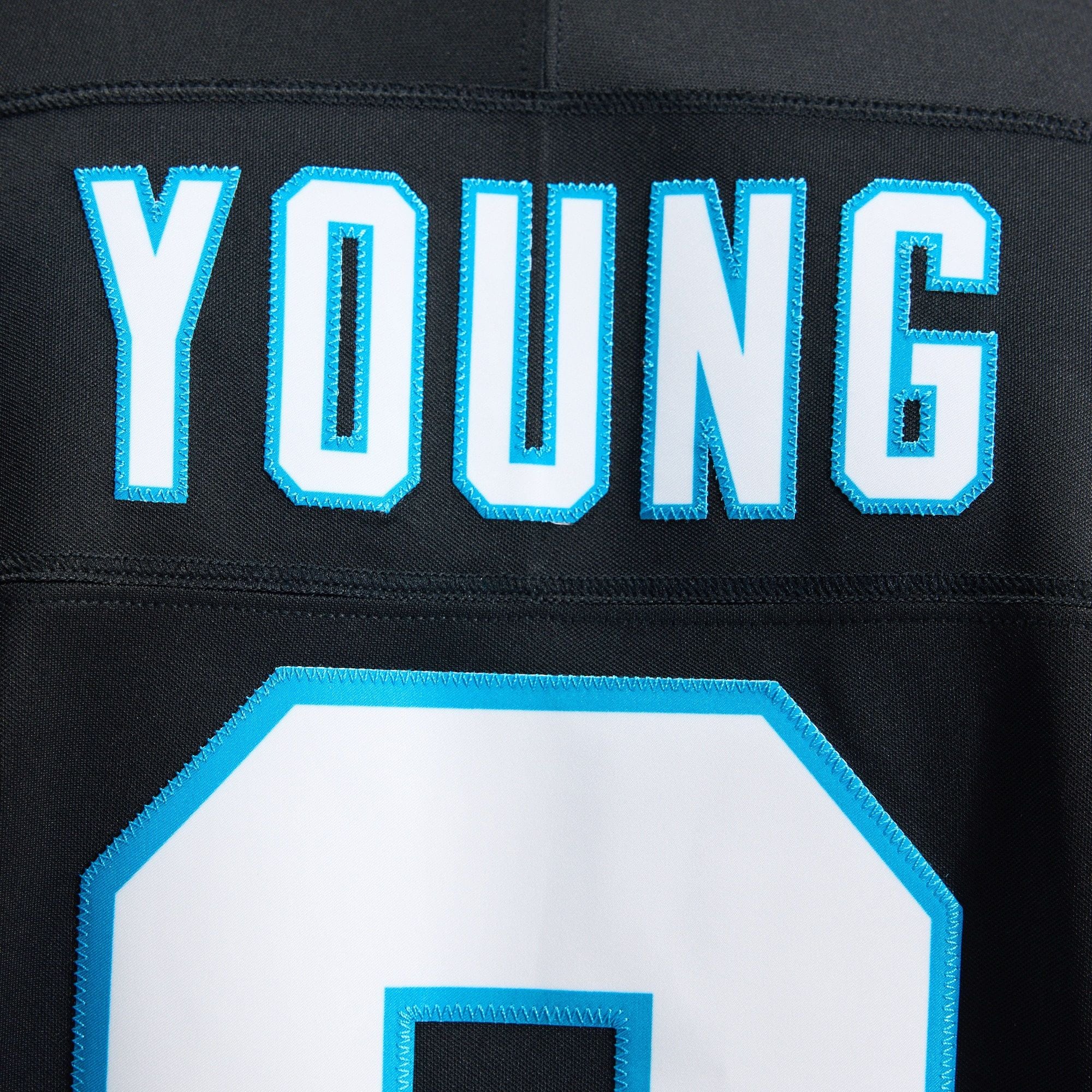 Men's Carolina Panthers Bryce Young Nike Black Team Vapor Fuse Stitched Limited Jersey