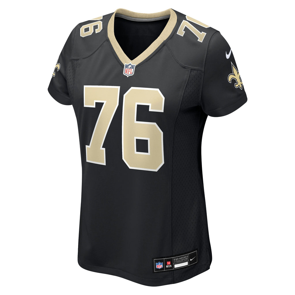 Women's New Orleans Saints David Edwards Nike Black Team Game Jersey