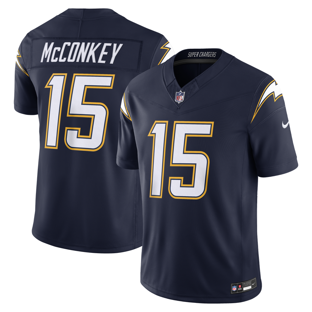 Men's Los Angeles Chargers Ladd Mcconkey Nike Navy Alternate Super Chargers Vapor Fuse Stitched Limited Jersey