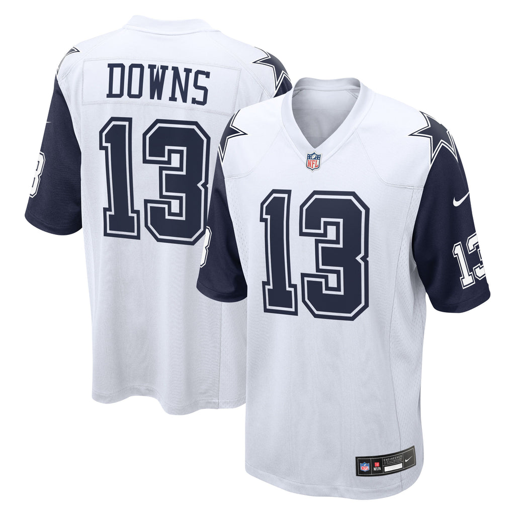 Men's Dallas Cowboys Caleb Downs Nike White Alternate Game Jersey