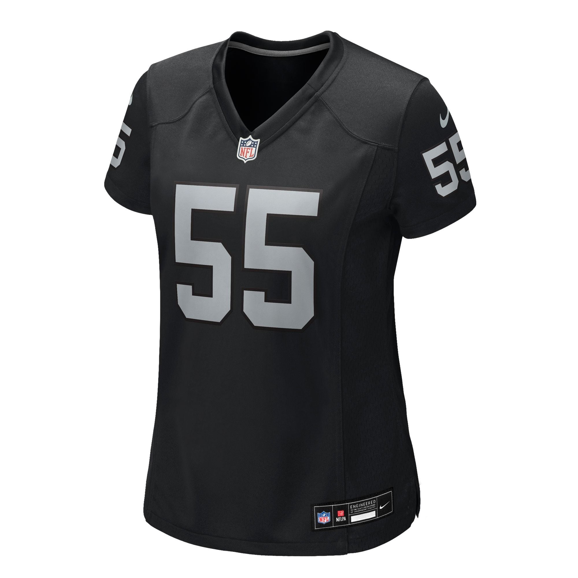 Women's Las Vegas Raiders Cody Lindenberg Nike Black Team Game Jersey
