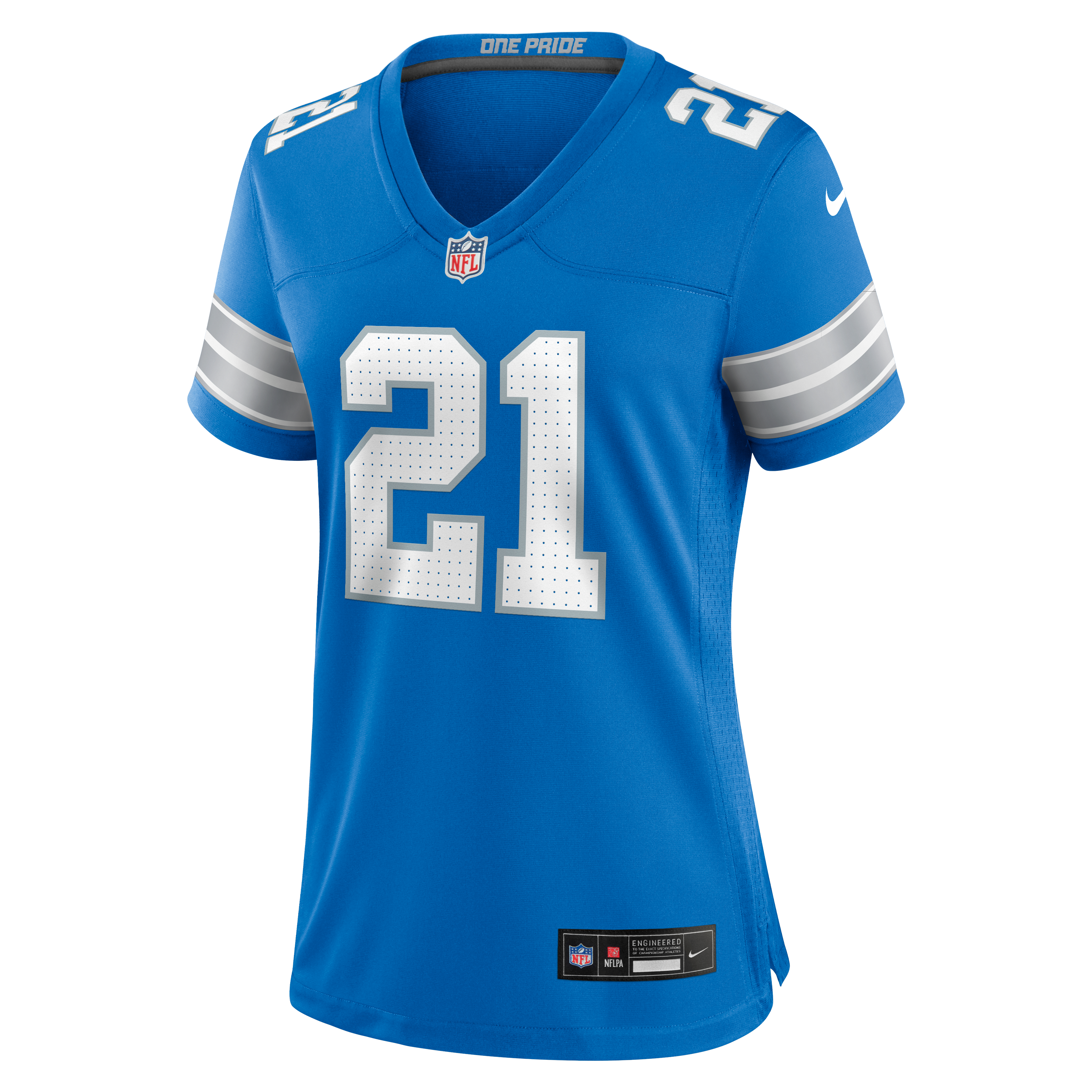 Women's Detroit Lions Roger Mccreary Nike Blue Team Game Jersey