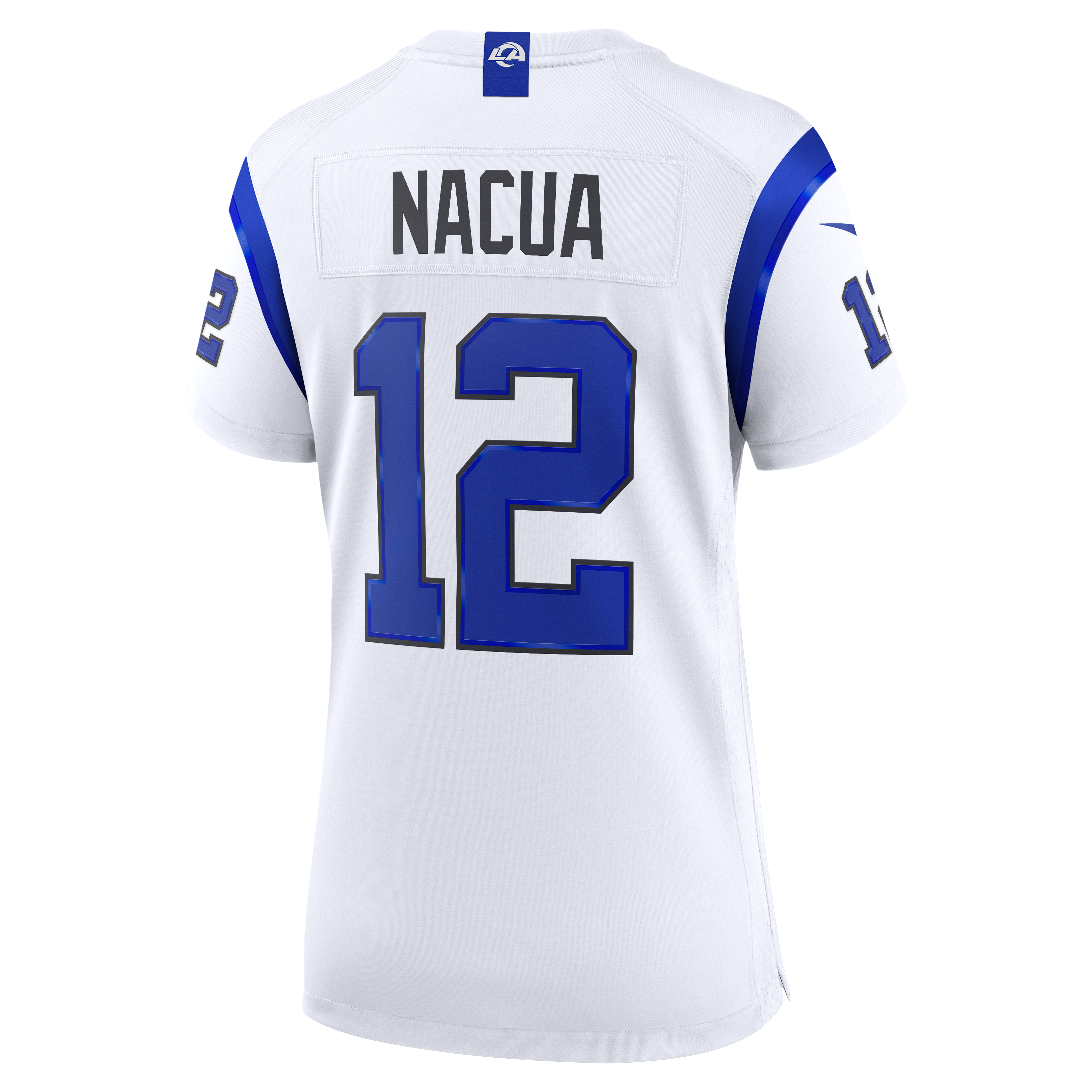 Women's Los Angeles Rams Puka Nacua Nike Fearsome White Game Jersey